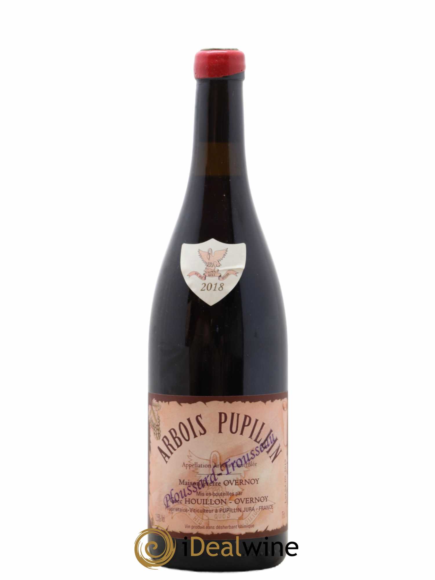 Arbois Pupillin Trousseau Poulsard (cire violette) Overnoy-Houillon (Domaine) Trousseau 2018 - Lot of 1 bottle - 0