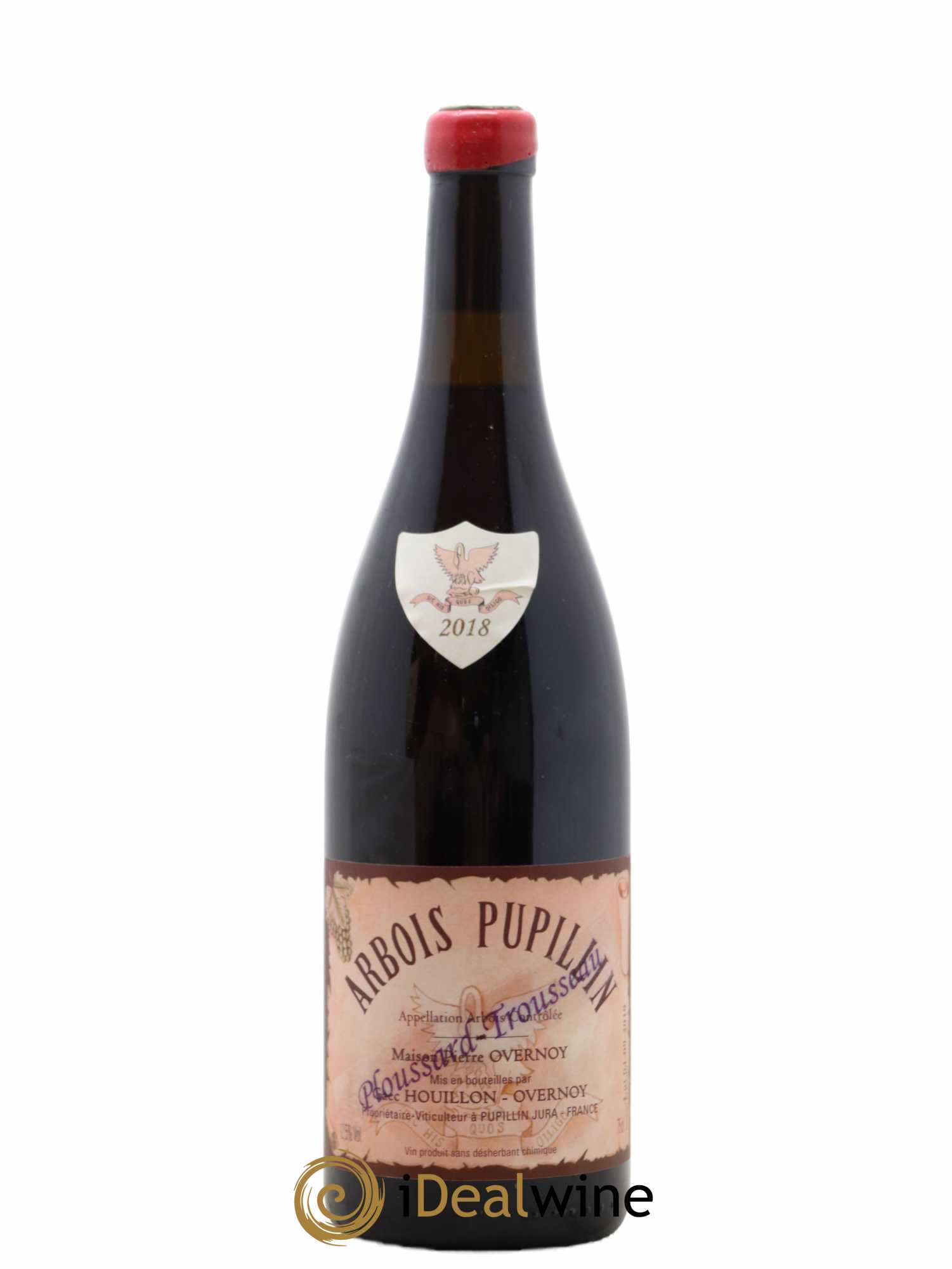 Arbois-Pupillin Ploussard Trousseau (cire violette) Overnoy-Houillon (Domaine) Trousseau 2018 - Lot de 1 bouteille - 0
