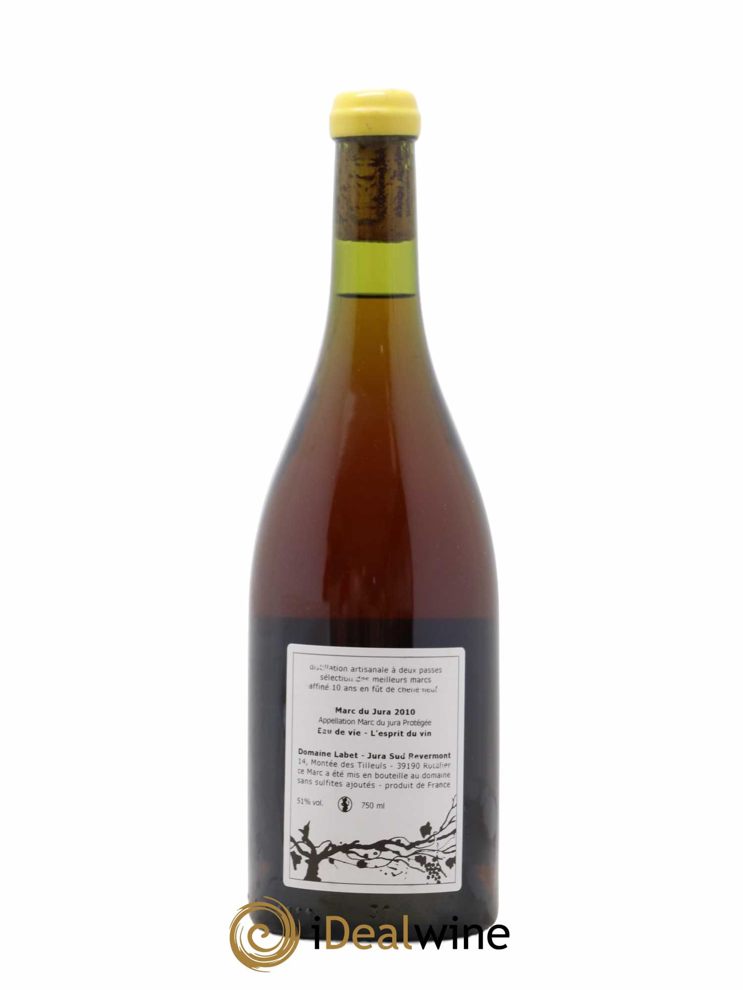 Vin de France Marc du Jura Domaine Labet 2010 - Lot de 1 bouteille - 1
