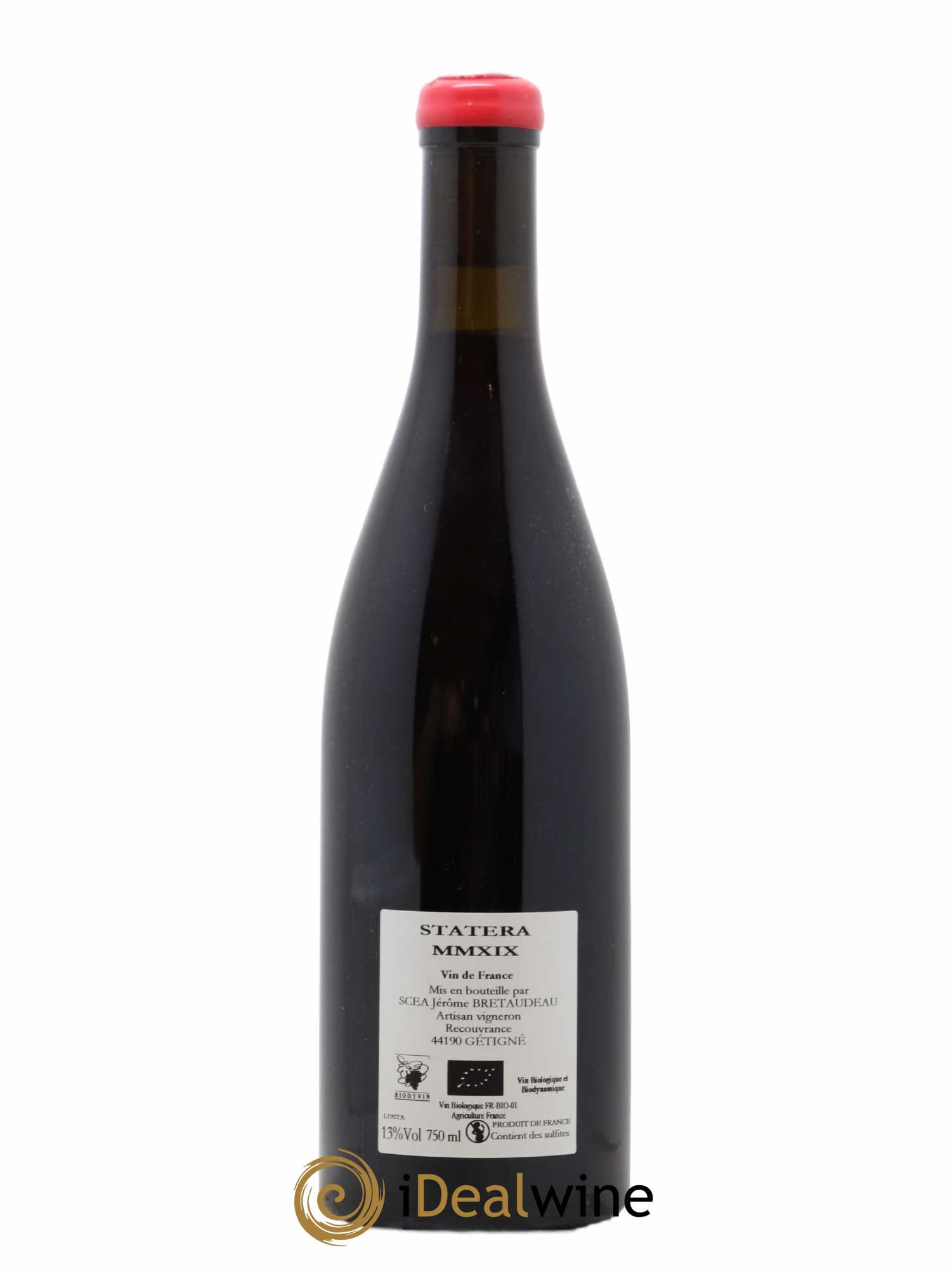 Vin de France Statera Jérôme Bretaudeau - Domaine de Bellevue  2019 - Lot de 1 bouteille - 1