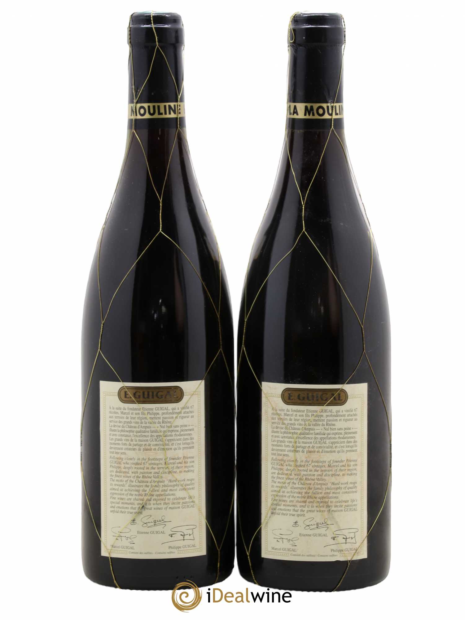 Côte-Rôtie La Mouline Guigal 2002 - Lot de 2 bouteilles - 1