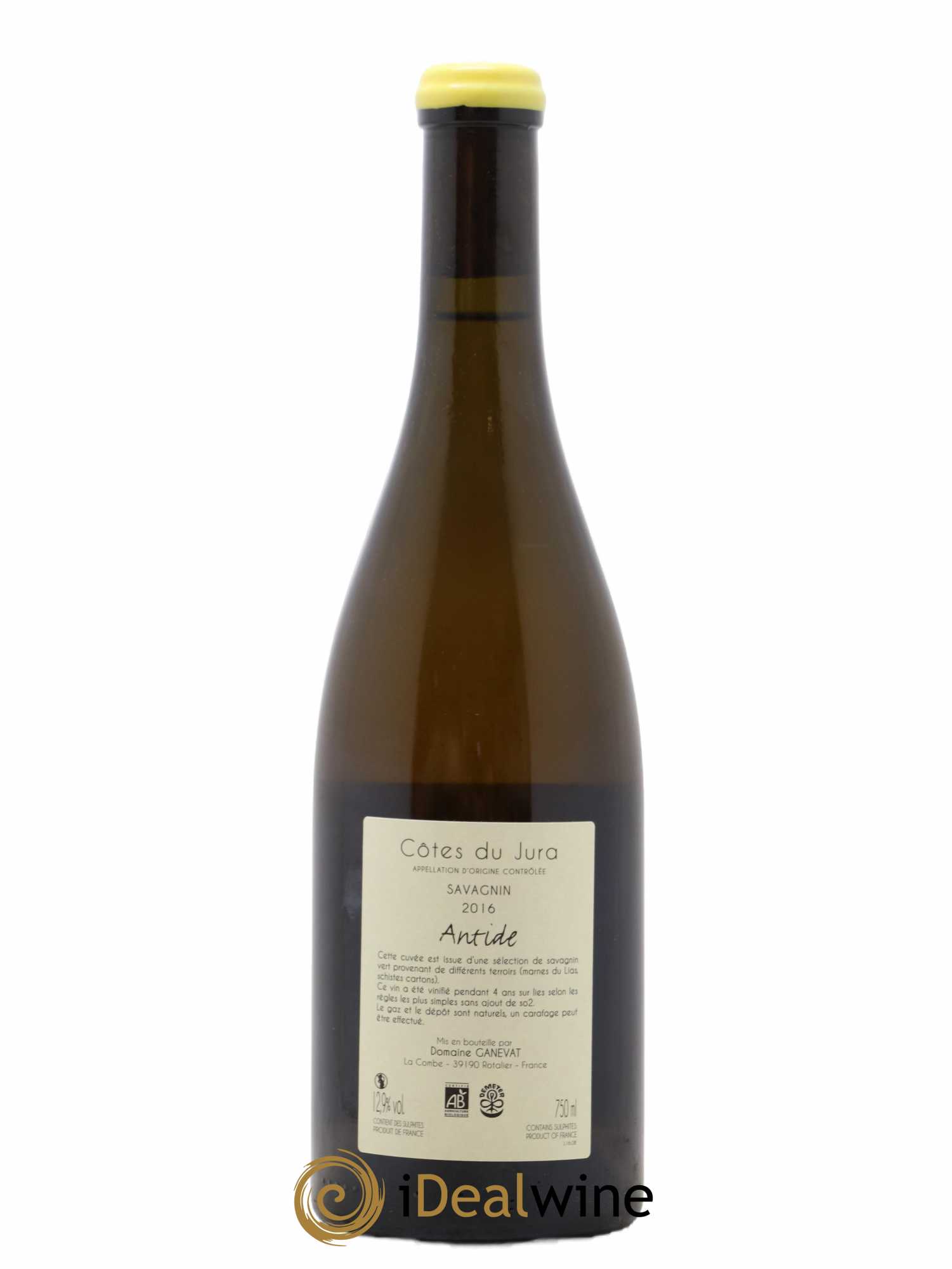 Côtes du Jura Savagnin Antide Jean-François Ganevat (Domaine) 2016 - Lot of 1 bottle - 1