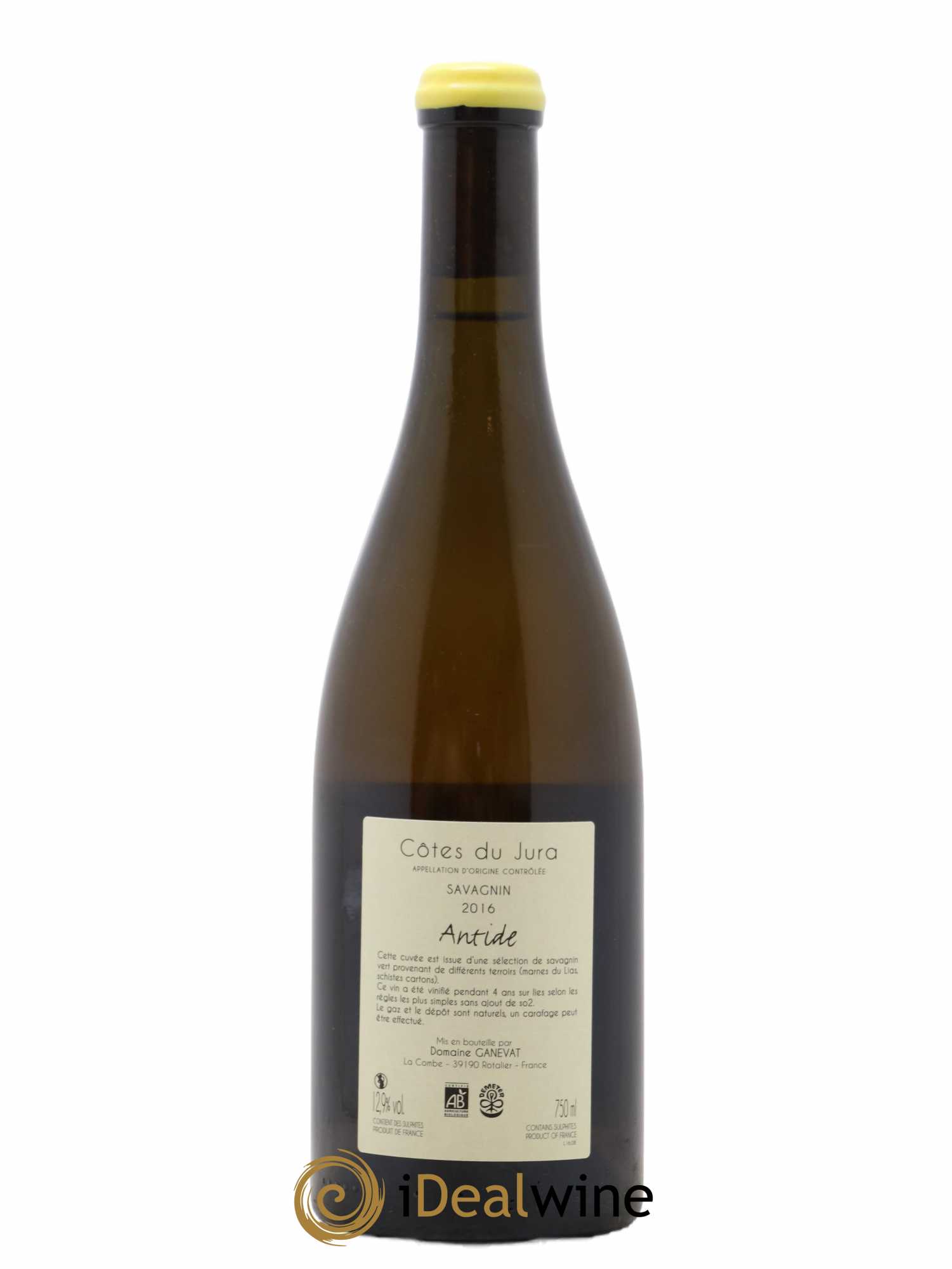 Côtes du Jura Savagnin Antide Jean-François Ganevat (Domaine) 2016 - Lot de 1 bouteille - 1