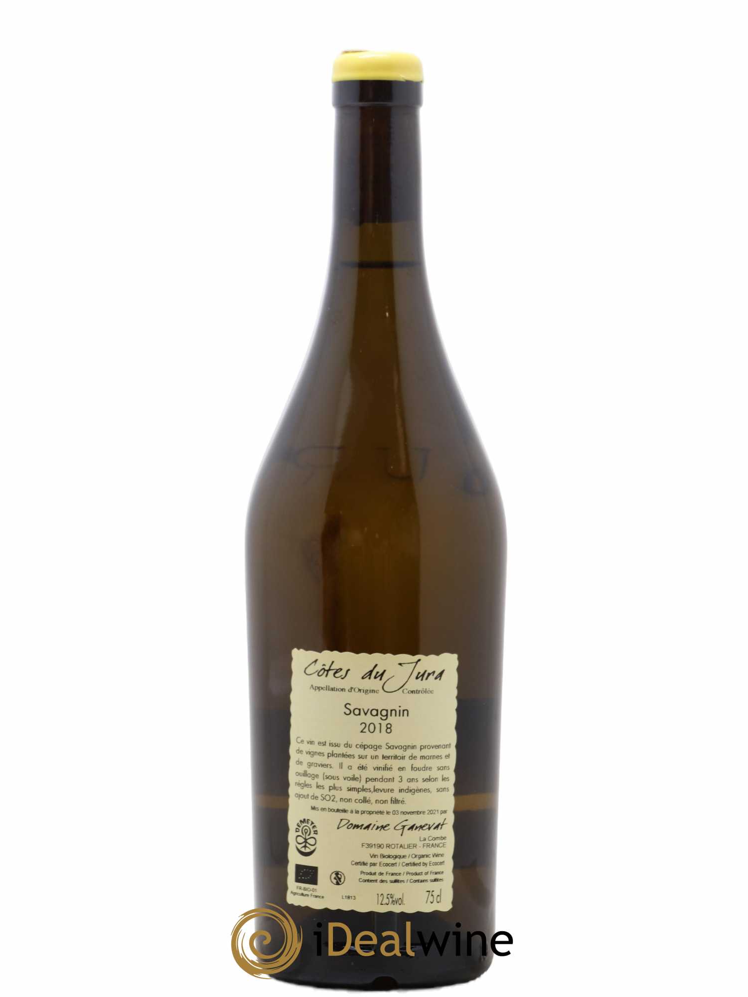 Côtes du Jura Les Grands Teppes Savagnin (sous voile) Jean-François Ganevat (Domaine)  2018 - Lot de 1 bouteille - 1
