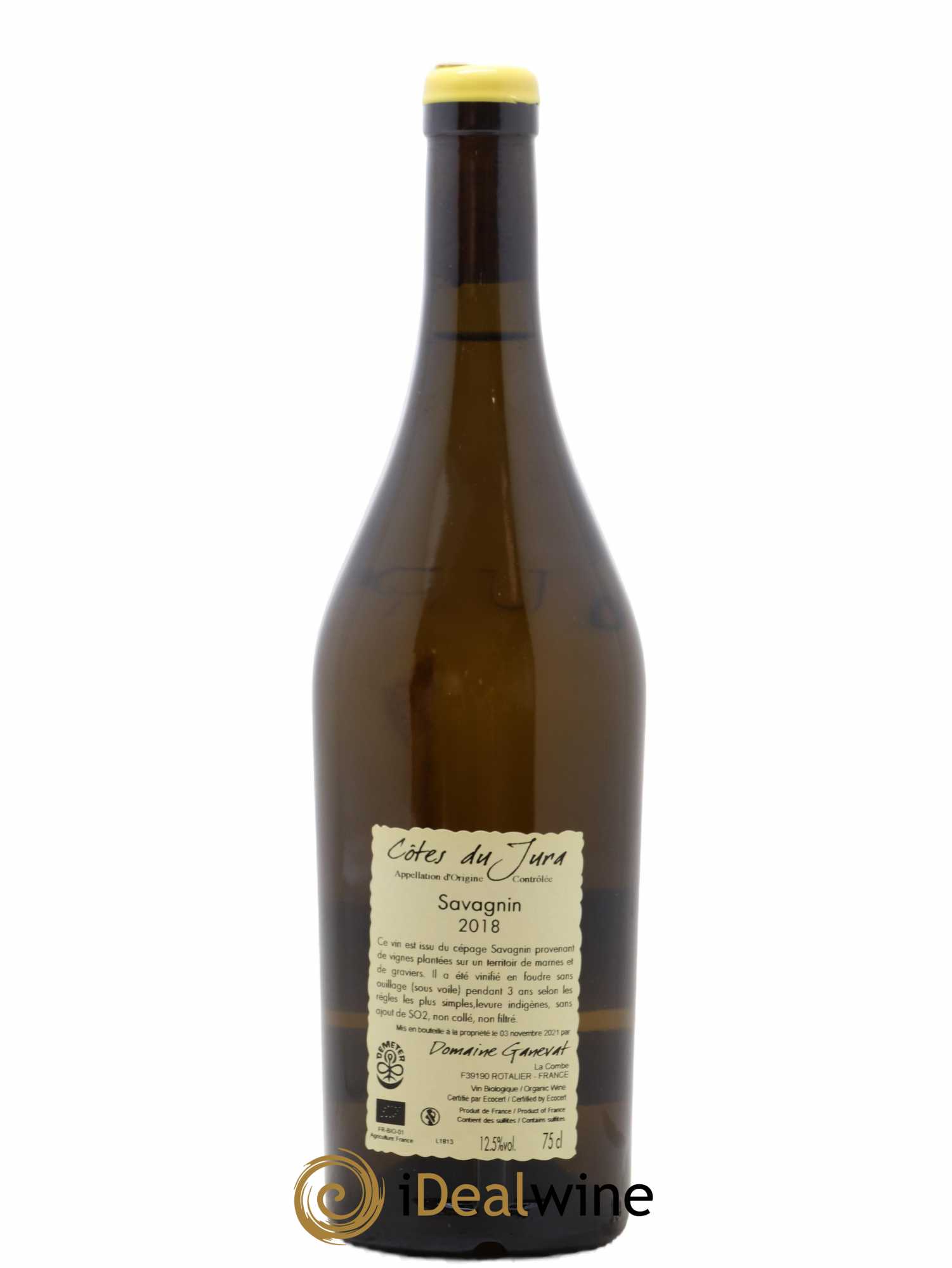 Côtes du Jura Les Grands Teppes Savagnin (sous voile) Jean-François Ganevat (Domaine)  2018 - Posten von 1 Flasche - 1