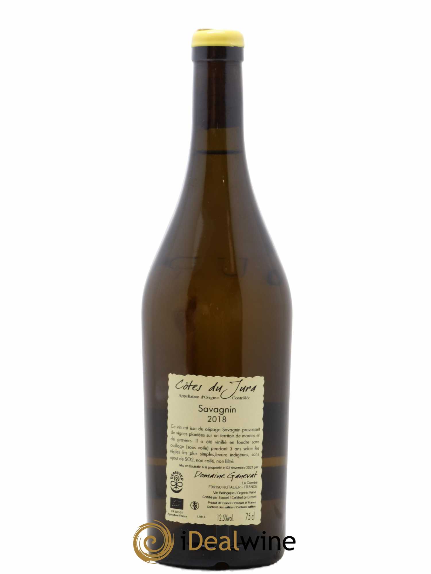 Côtes du Jura Les Grands Teppes Savagnin (sous voile) Jean-François Ganevat (Domaine) 2018 - Lot de 1 bouteille - 1