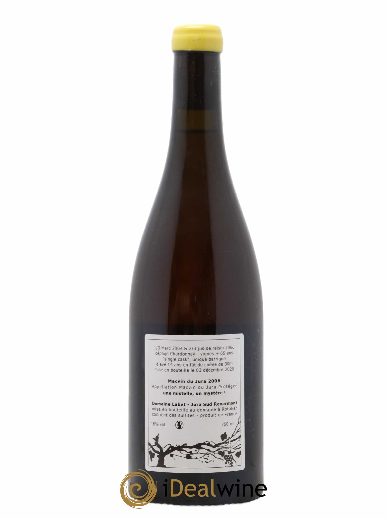 Macvin du Jura Romain - Julien  - Charline Labet  2006 - Lot de 1 bouteille - 1