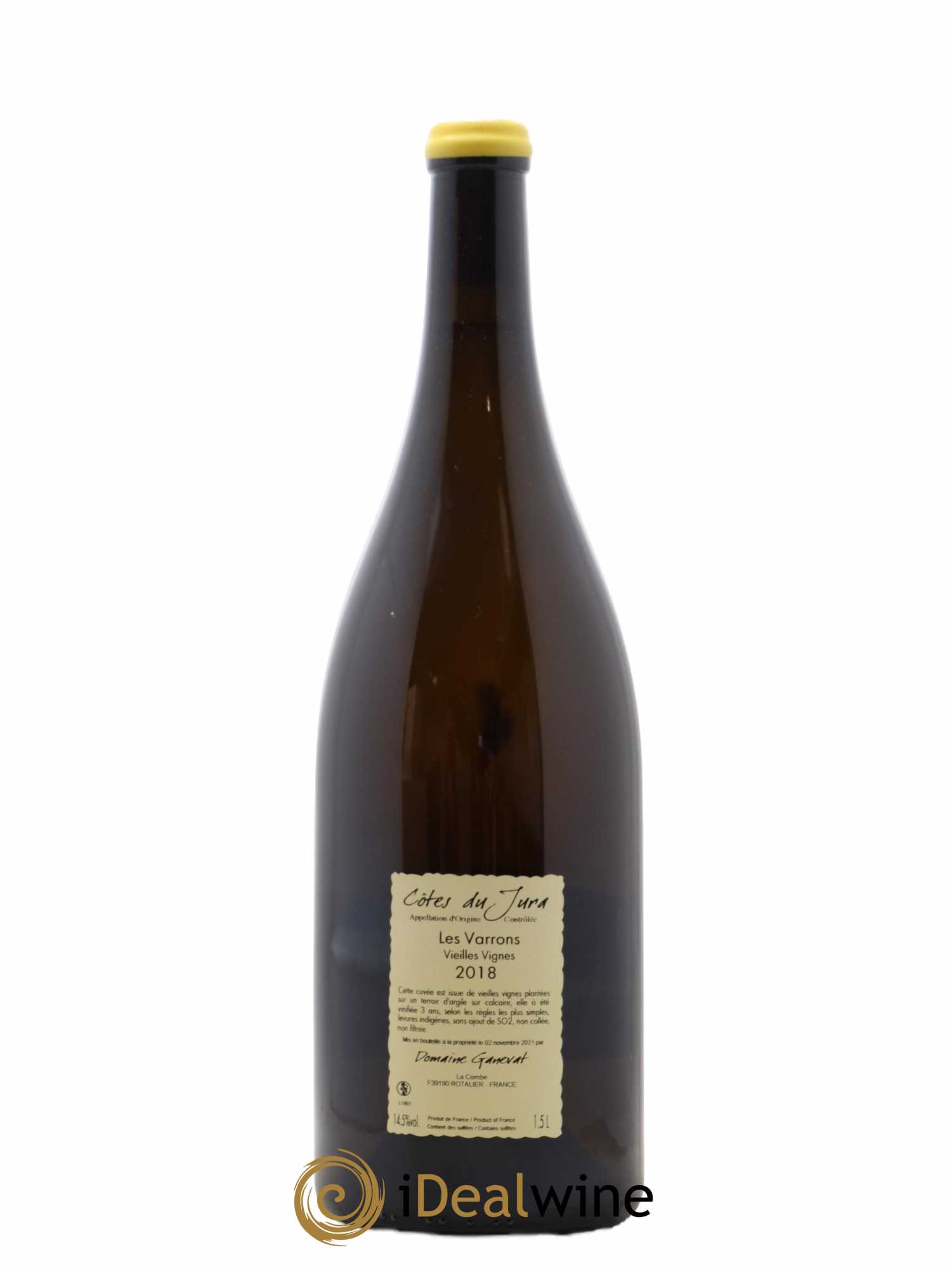 Côtes du Jura Les Varrons Vieilles Vignes Jean-François Ganevat (Domaine) 2018 - Lot of 1 magnum - 1