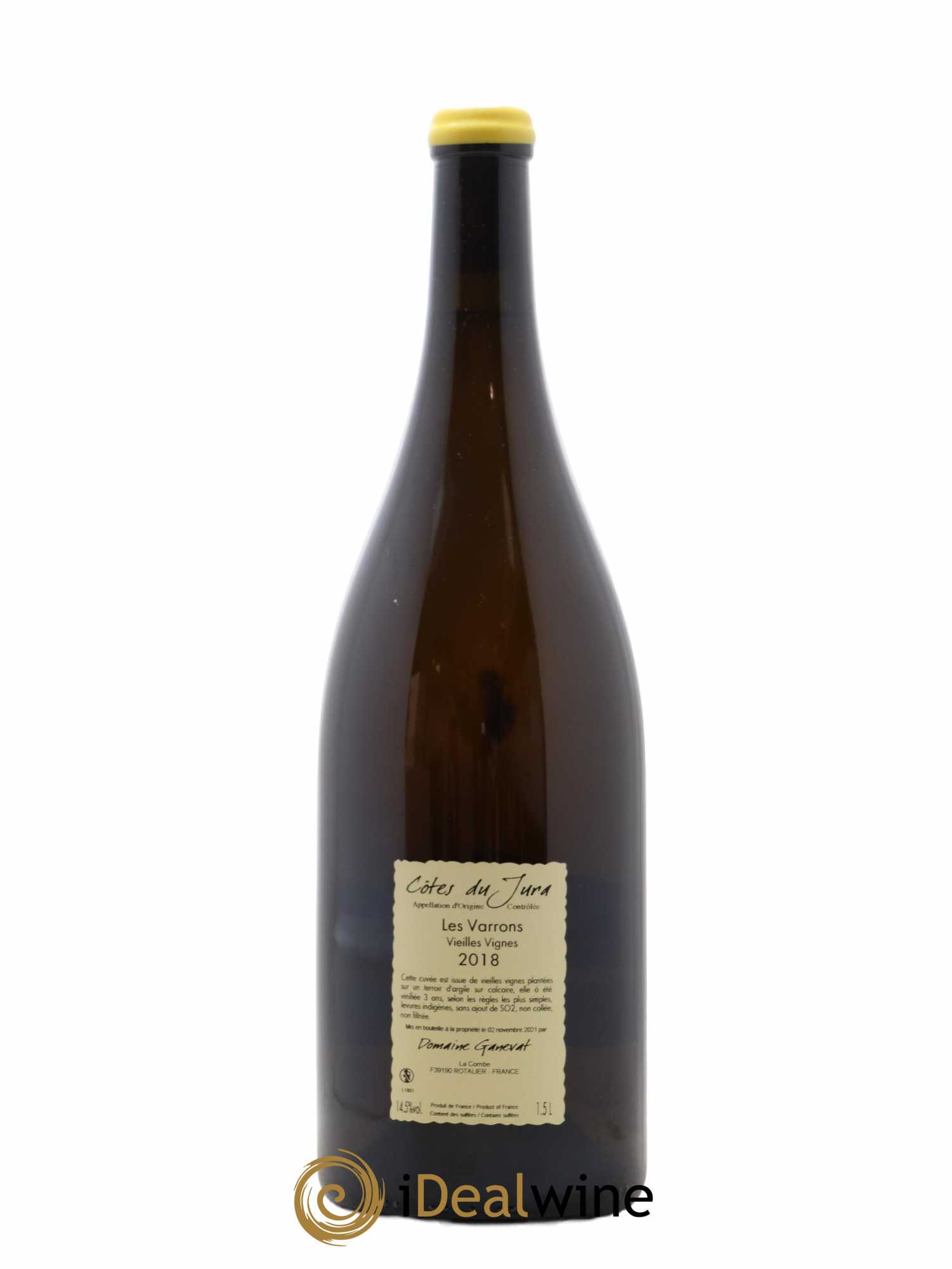 Côtes du Jura Les Varrons Vieilles Vignes Jean-François Ganevat (Domaine)  2018 - Lot de 1 magnum - 1