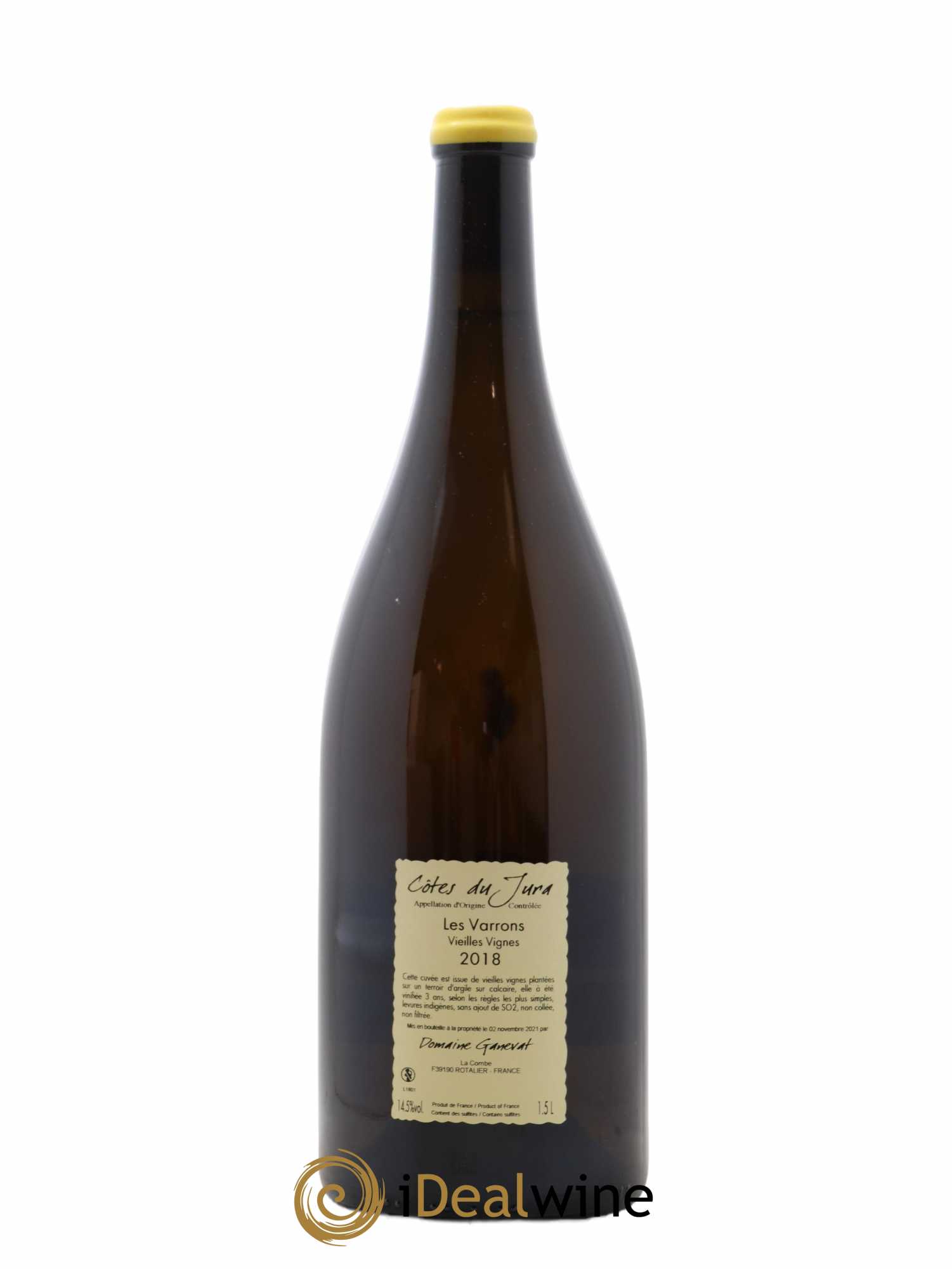 Côtes du Jura Les Varrons Vieilles Vignes Jean-François Ganevat (Domaine) 2018 - Lot de 1 magnum - 1