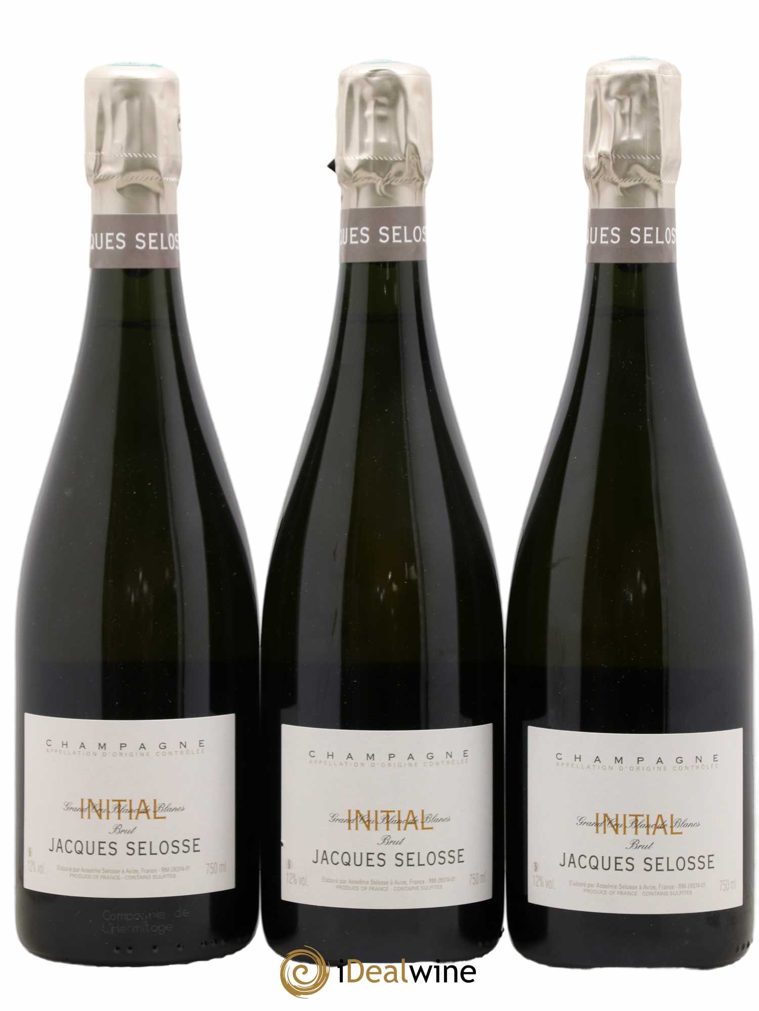 Initial Brut Jacques Selosse - Lot de 3 bouteilles - 0