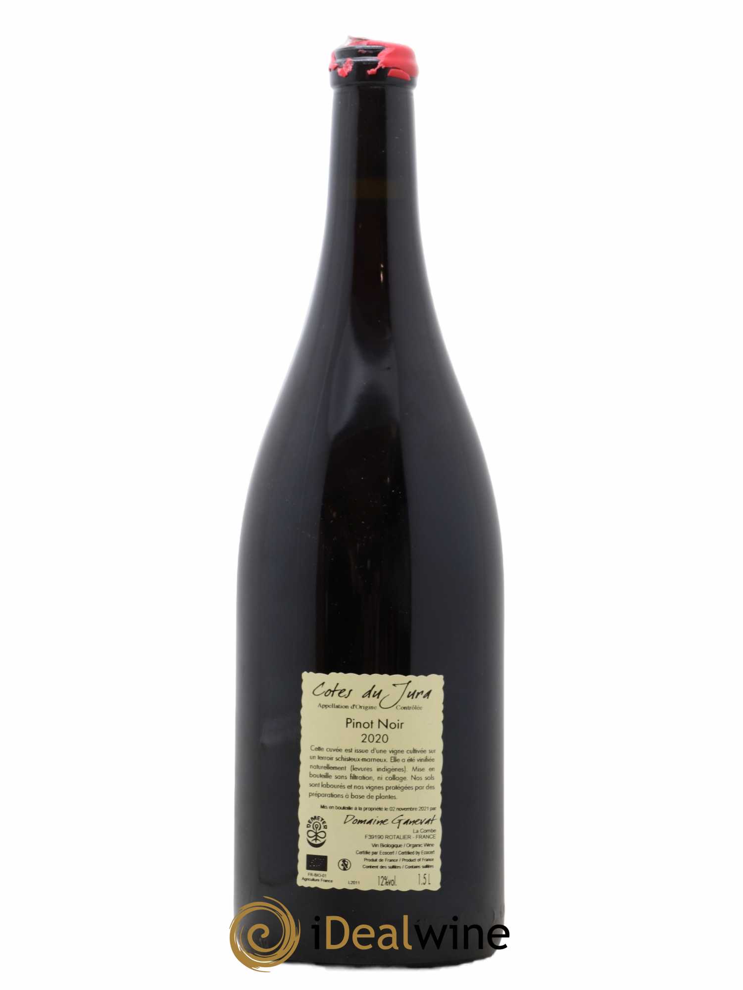 Côtes du Jura Pinot Noir En Billat Jean-François Ganevat (Domaine) 2020 - Lot de 1 magnum - 1