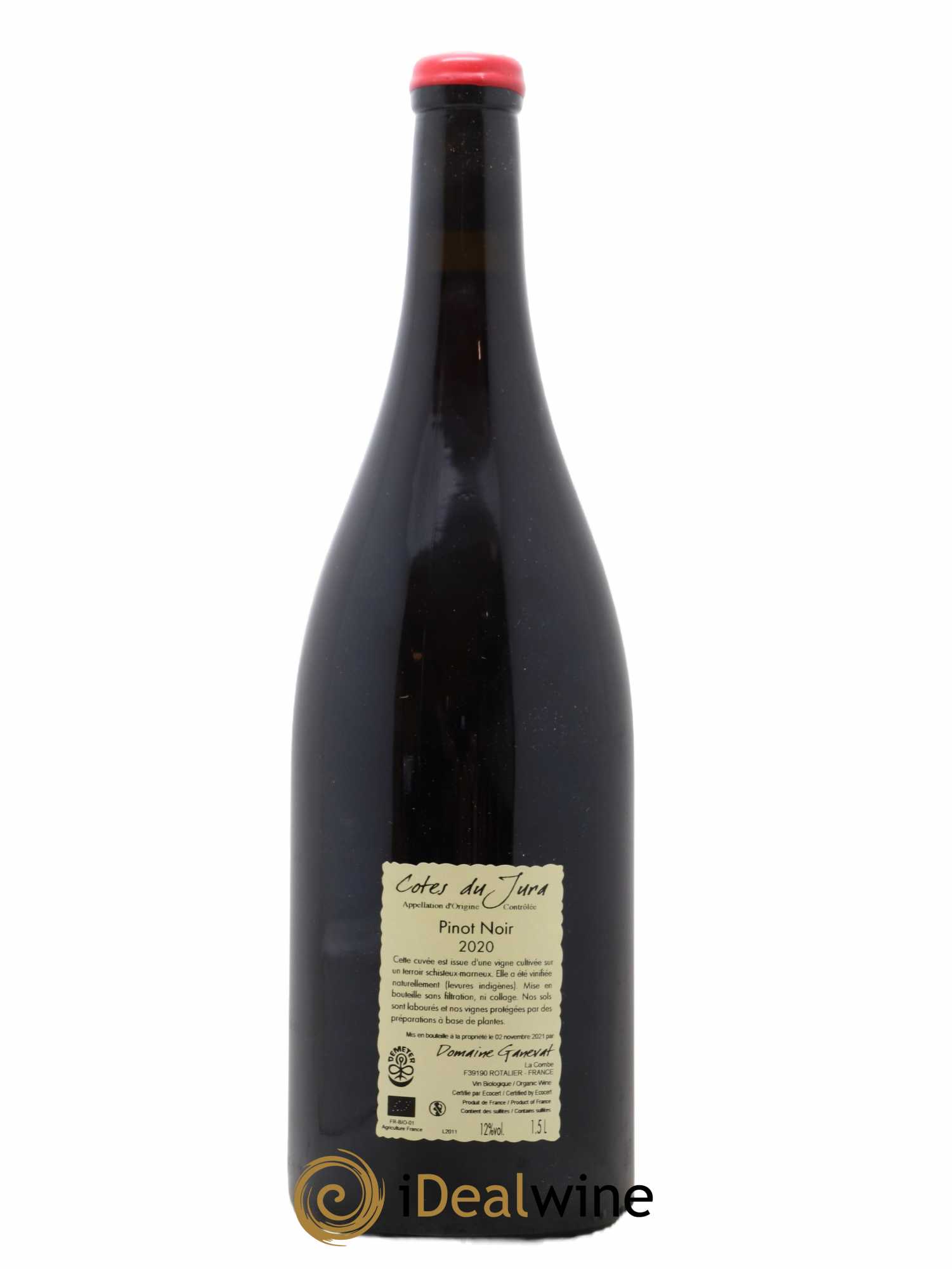 Côtes du Jura Pinot Noir En Billat  Jean-François Ganevat (Domaine)  2020 - Lot de 1 magnum - 1