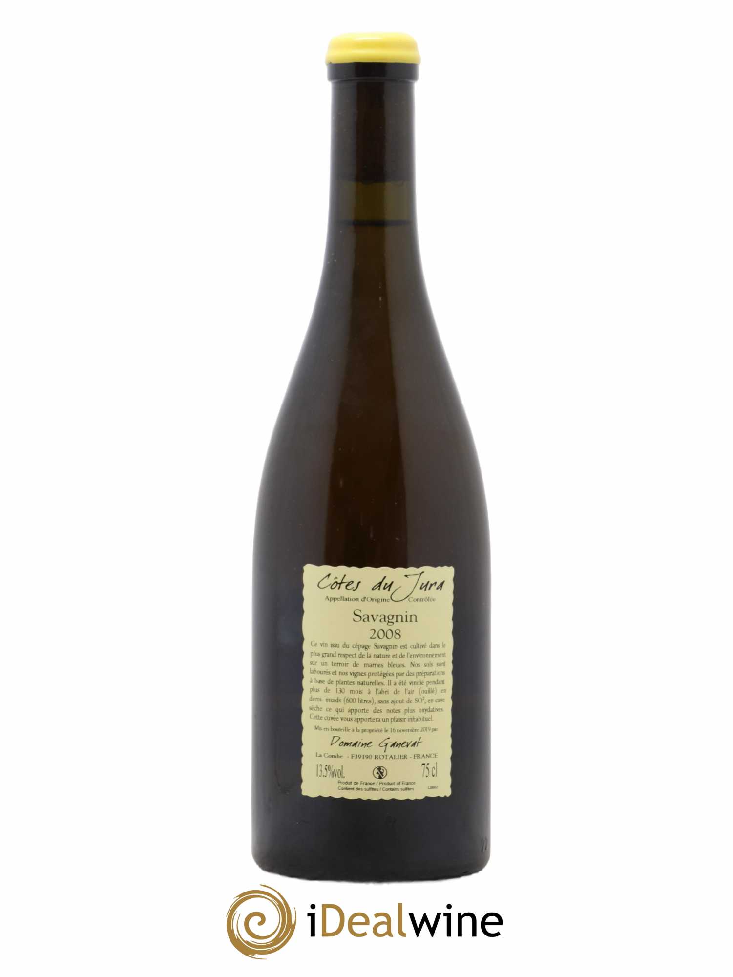 Côtes du Jura Les Vignes de mon Père Jean-François Ganevat (Domaine) 2008 - Lot of 1 bottle - 1