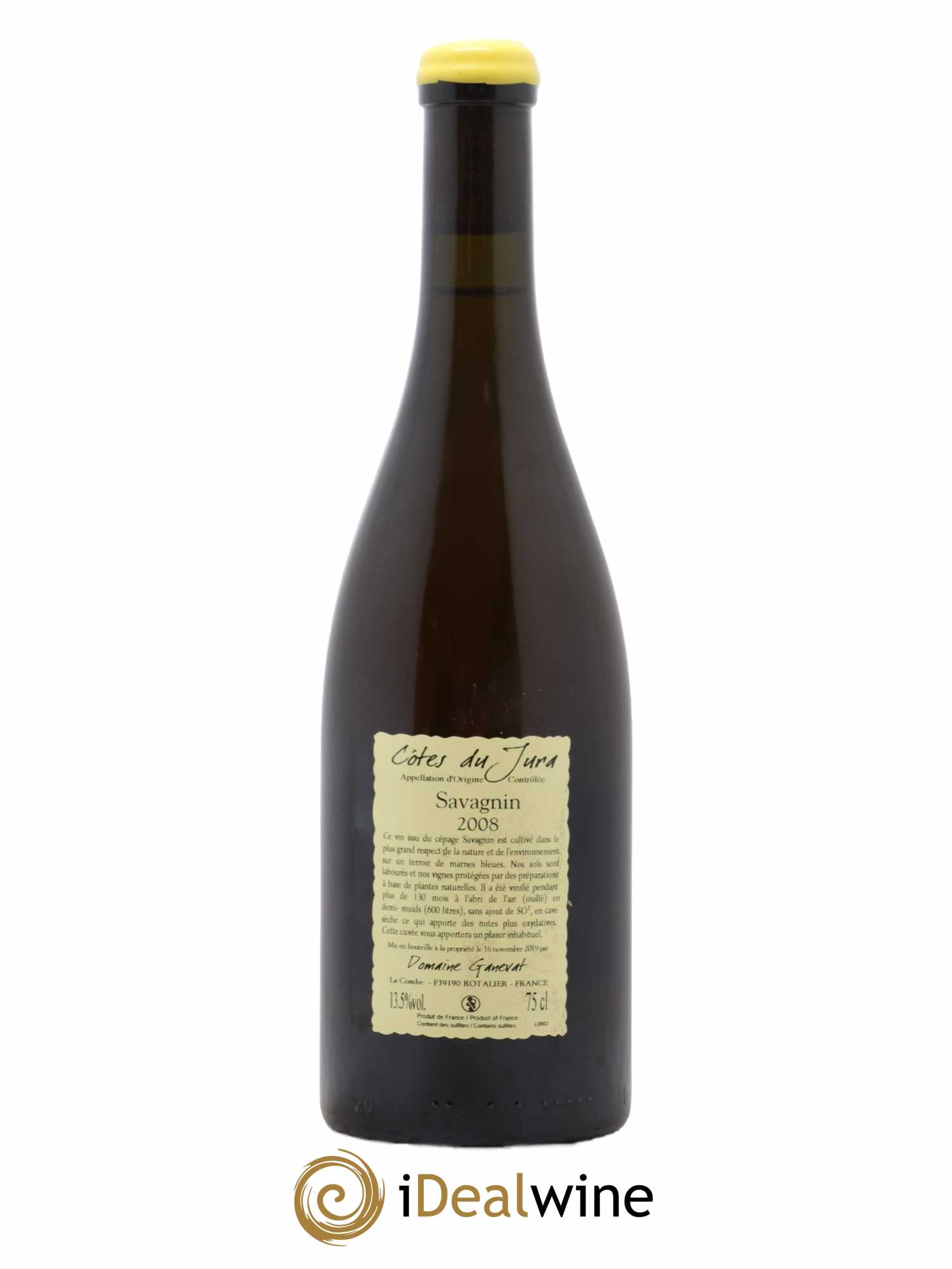 Côtes du Jura Les Vignes de mon Père Jean-François Ganevat (Domaine) 2008 - Lot de 1 bouteille - 1