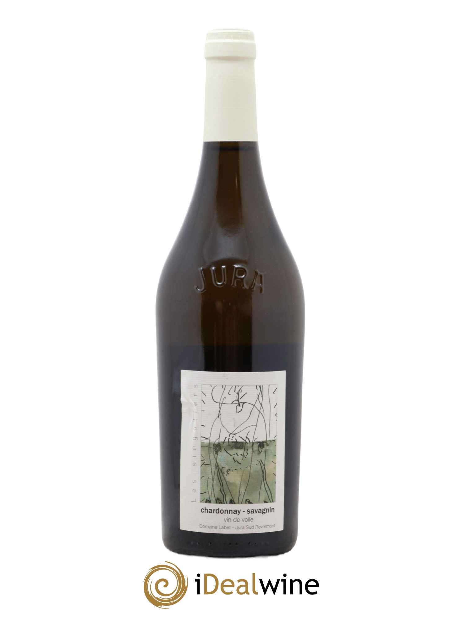 Côtes du Jura Vin de Voile Chardonnay-Savagnin cuvée de garde Romain - Julien - Charline Labet 2019 - Lot de 1 bouteille - 0