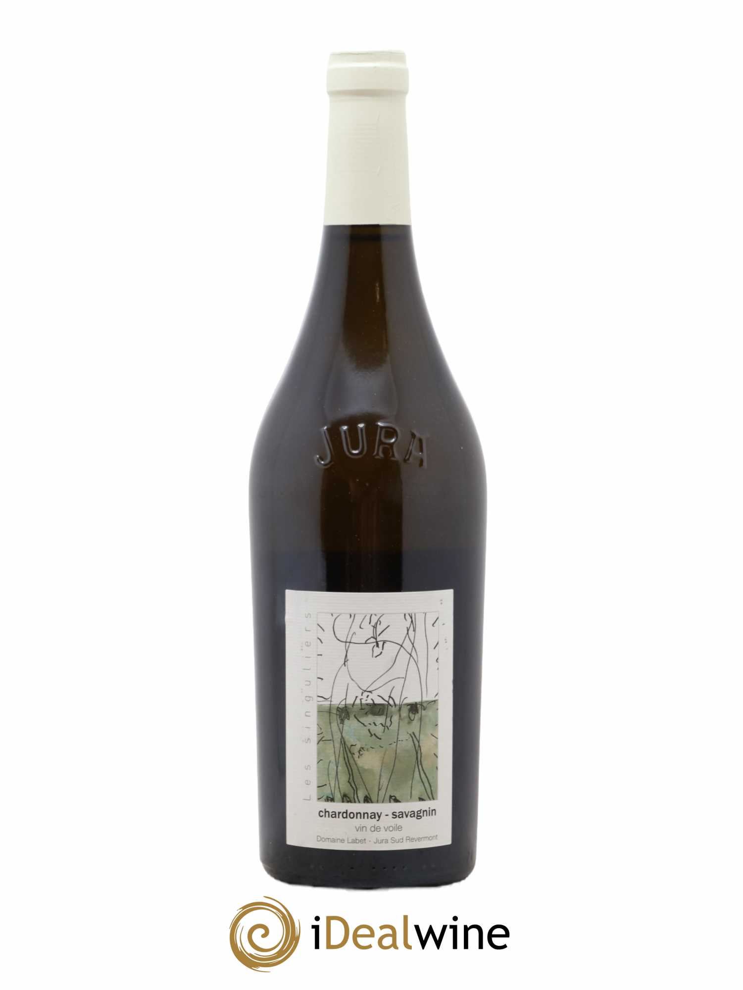 Côtes du Jura Vin de Voile Chardonnay-Savagnin cuvée de garde Romain - Julien - Charline Labet 2019 - Lot de 1 bouteille - 0