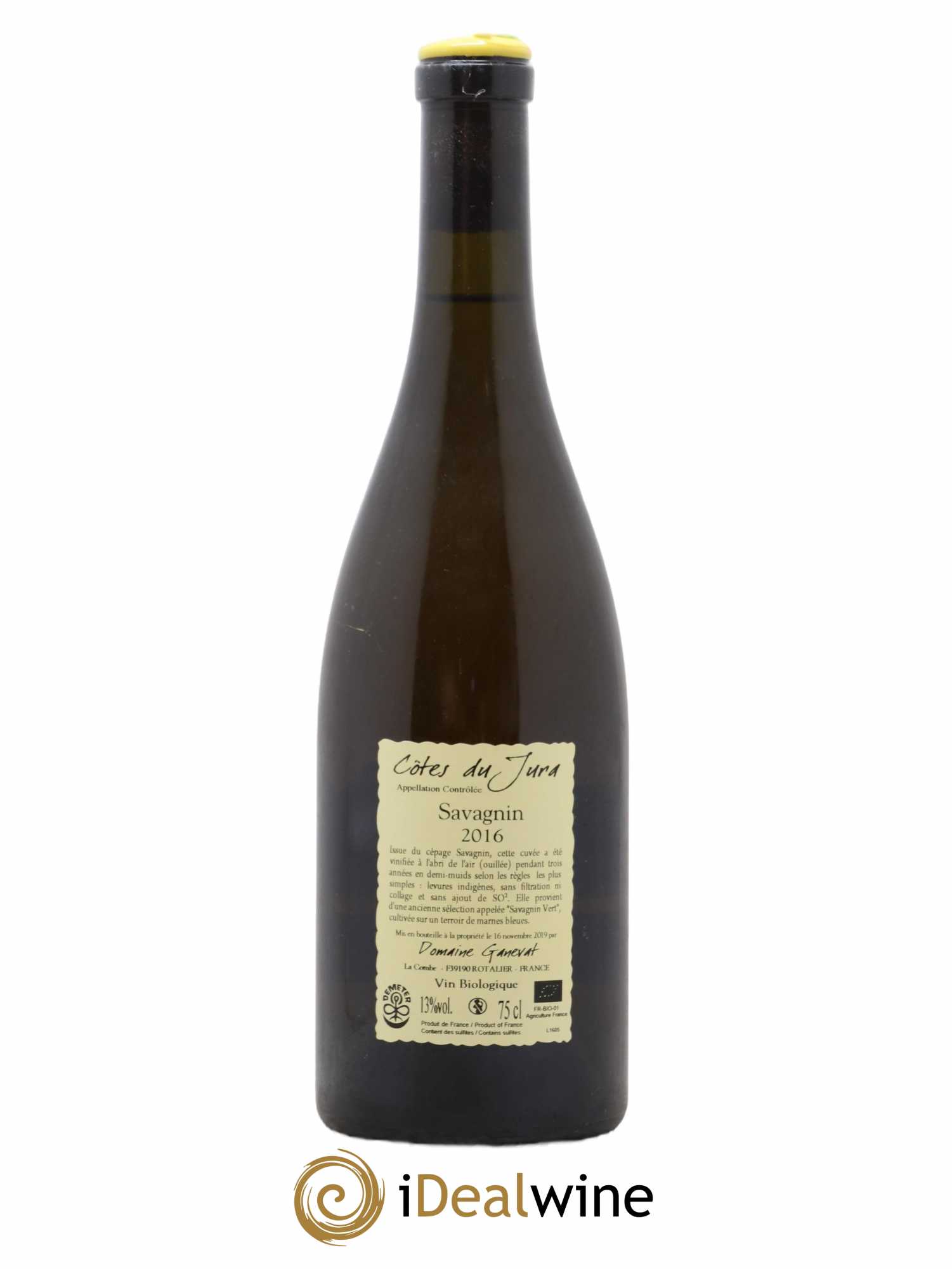 Côtes du Jura Les Chalasses Marnes Bleues Jean-François Ganevat (Domaine)  2016 - Lot de 1 bouteille - 1