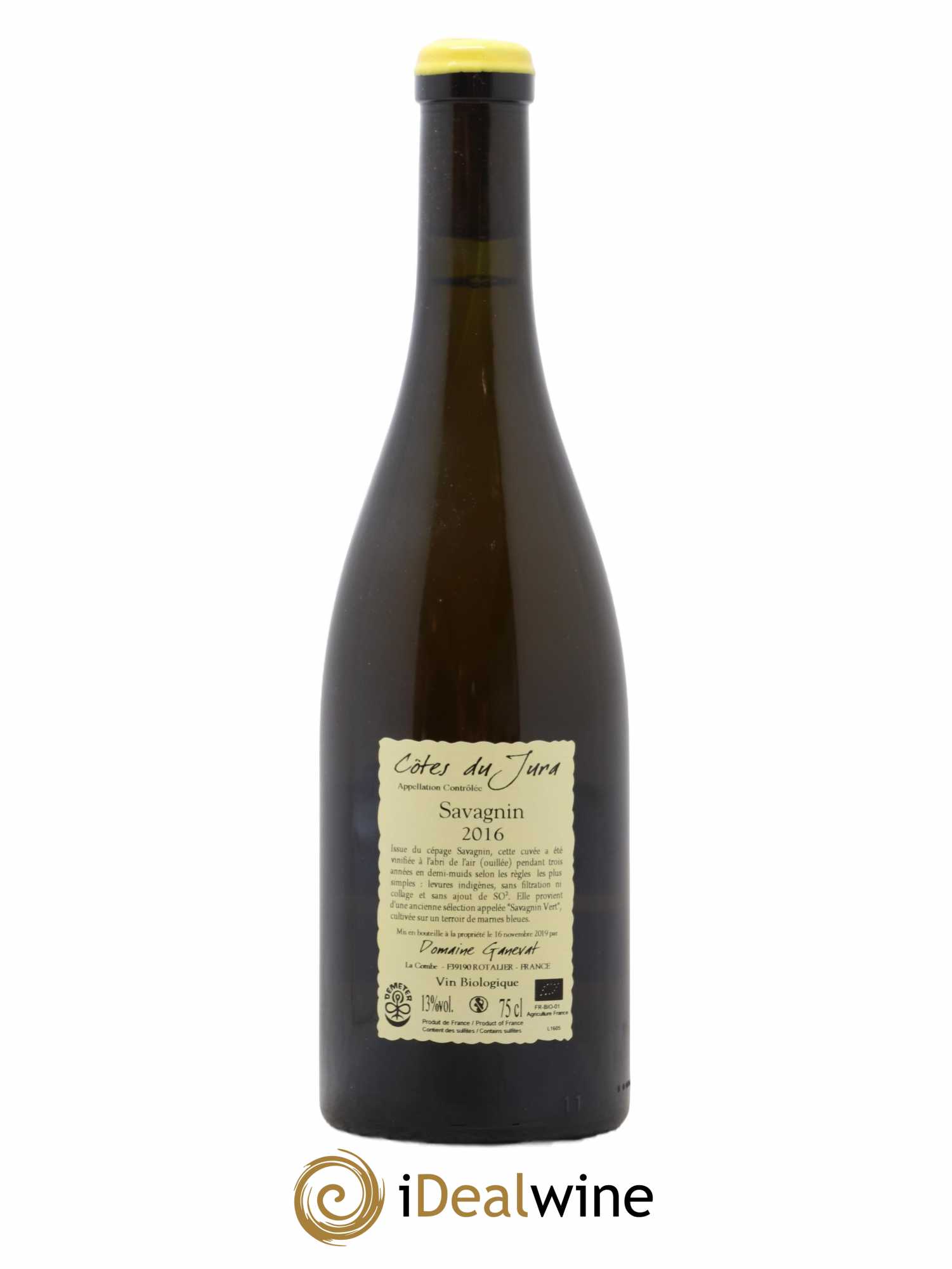 Côtes du Jura Les Chalasses Marnes Bleues Jean-François Ganevat (Domaine) 2016 - Lotto di 1 bottiglia - 1