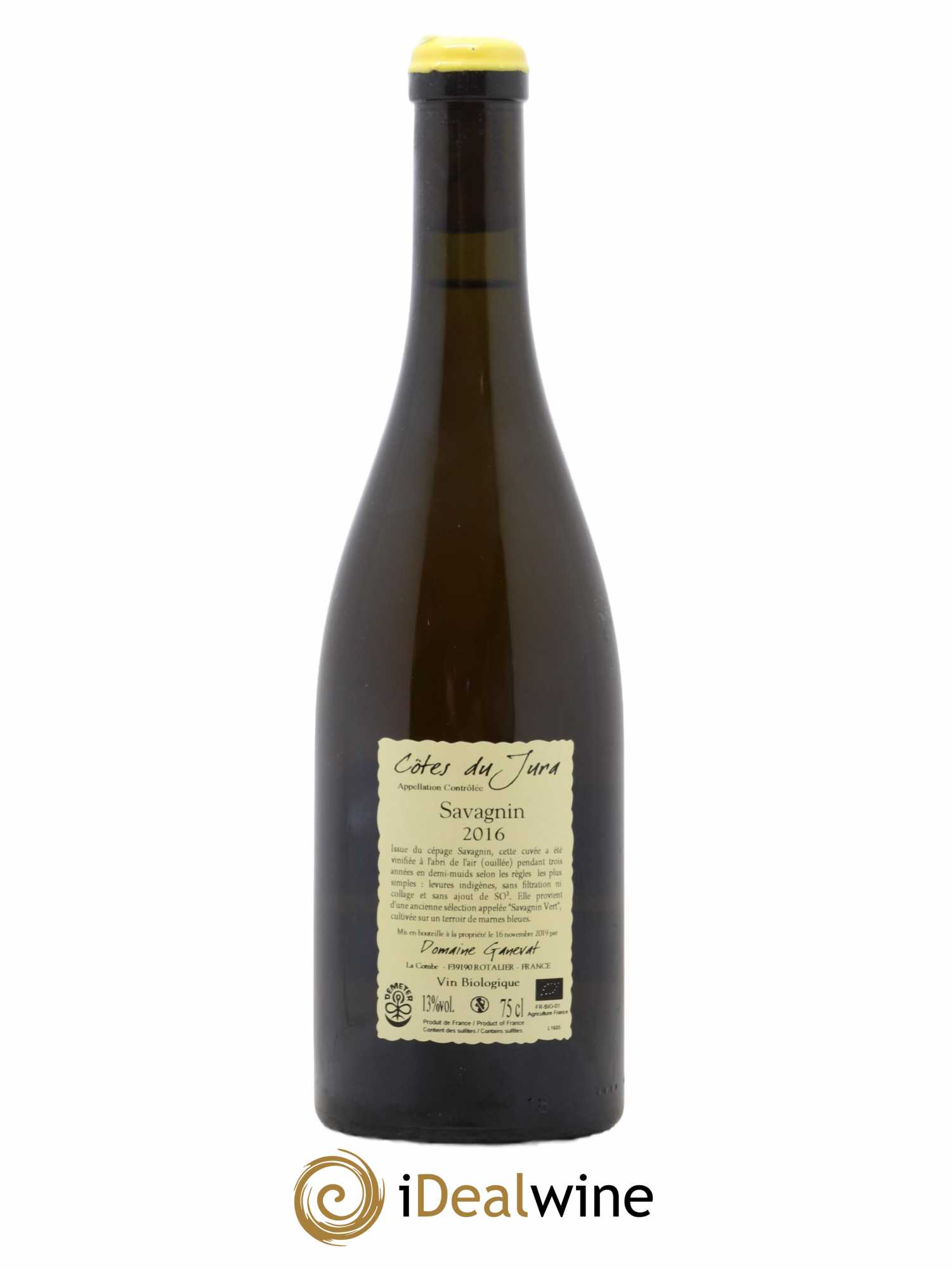 Côtes du Jura Les Chalasses Marnes Bleues Jean-François Ganevat (Domaine)  2016 - Lotto di 1 bottiglia - 1