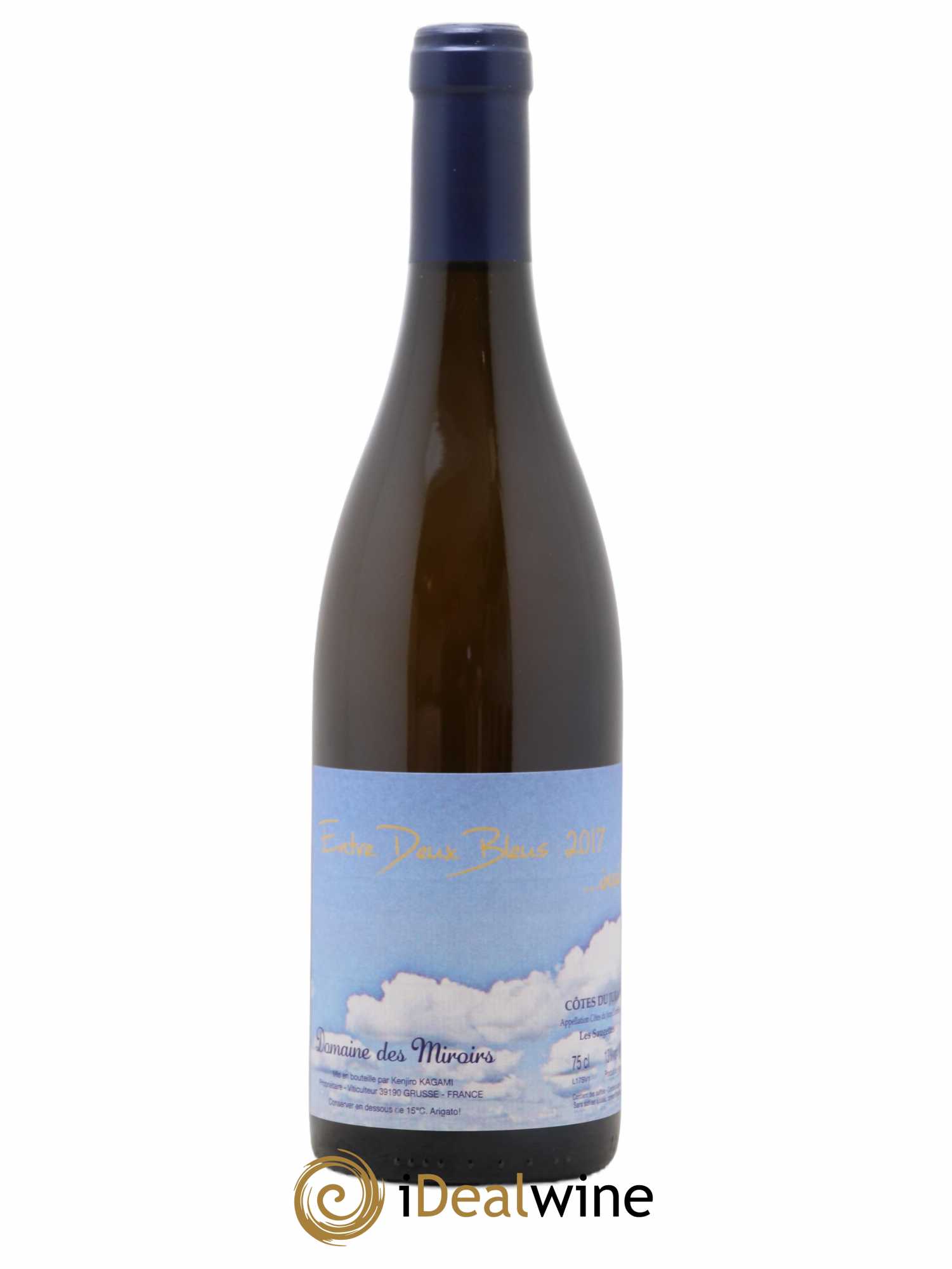 Vin de France Entre Deux Bleus Les saugettes Kenjiro Kagami - Domaine des Miroirs inné 2017 - Lot of 1 bottle - 0