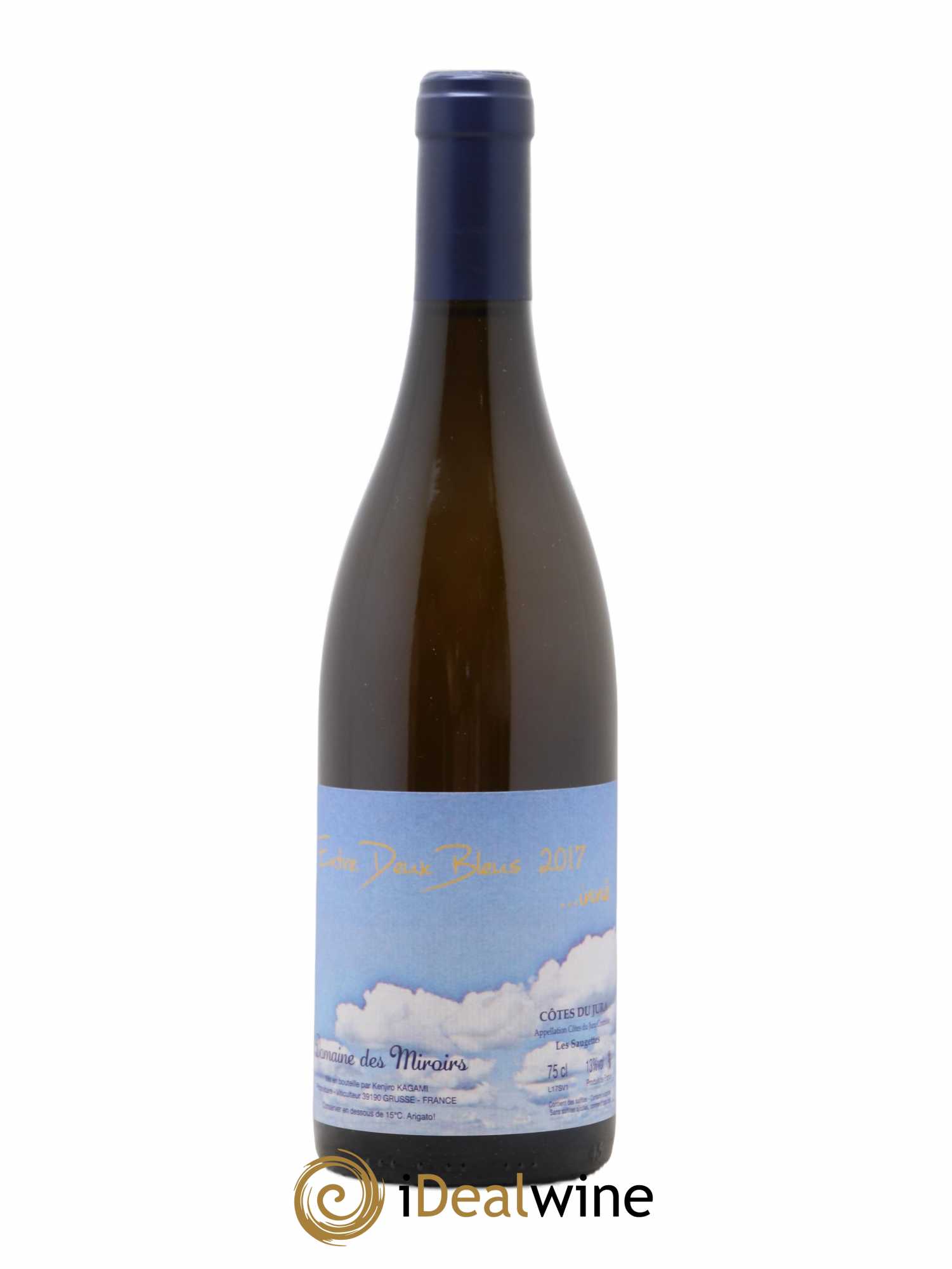 Vin de France Entre Deux Bleus Les saugettes Kenjiro Kagami - Domaine des Miroirs inné 2017 - Lot of 1 bottle - 0