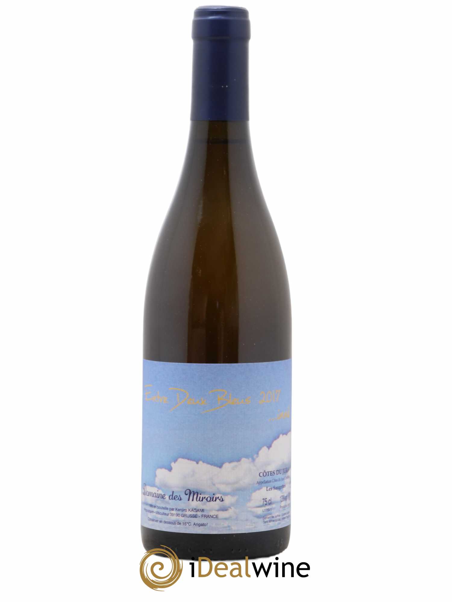 Vin de France Entre Deux Bleus Les saugettes Kenjiro Kagami - Domaine des Miroirs inné 2017 - Lot de 1 bouteille - 0