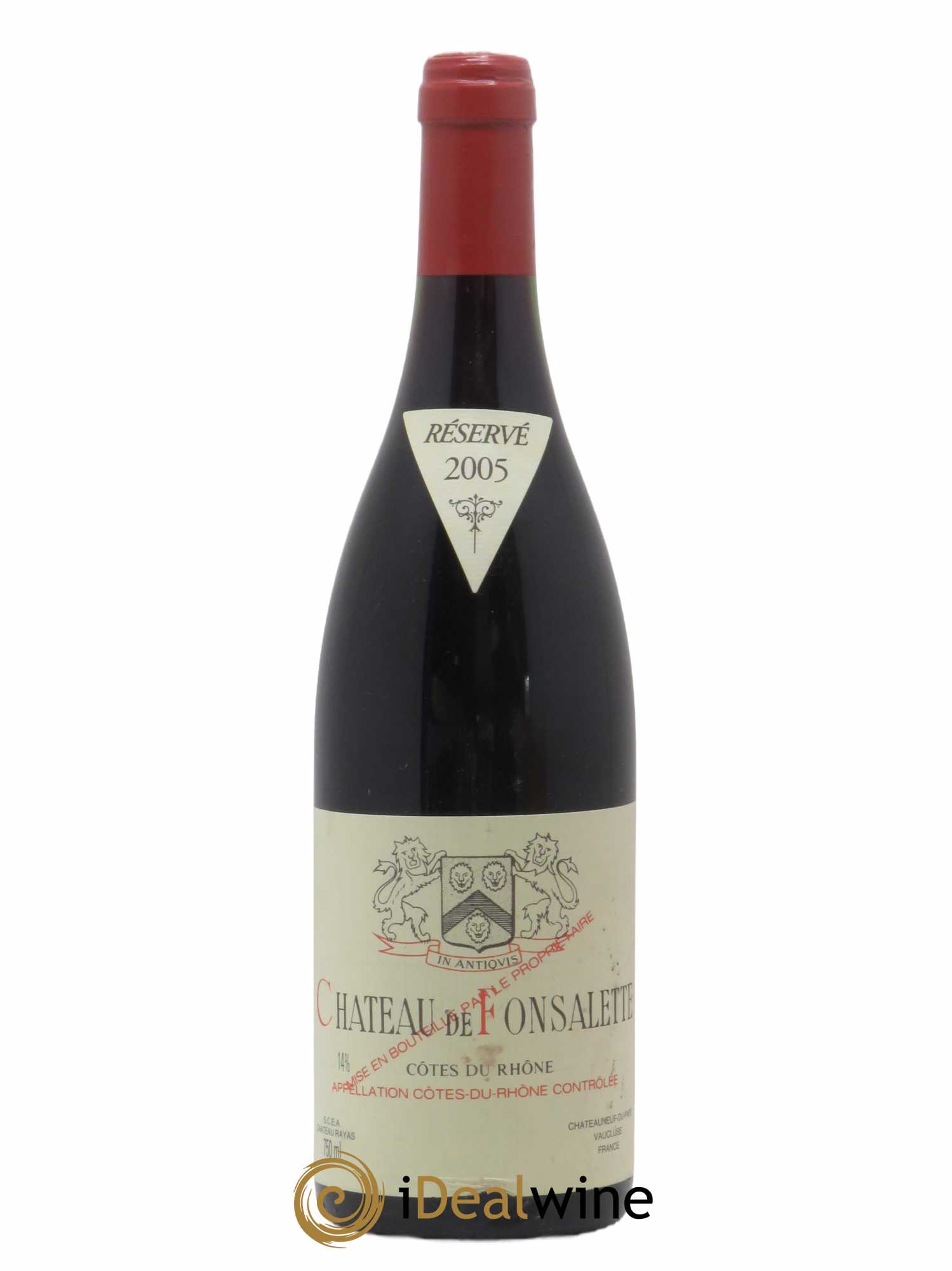 Côtes-du-Rhône Château de Fonsalette Emmanuel Reynaud (senza prezzo di riserva) 2005 - Lotto di 1 bottiglia - 0