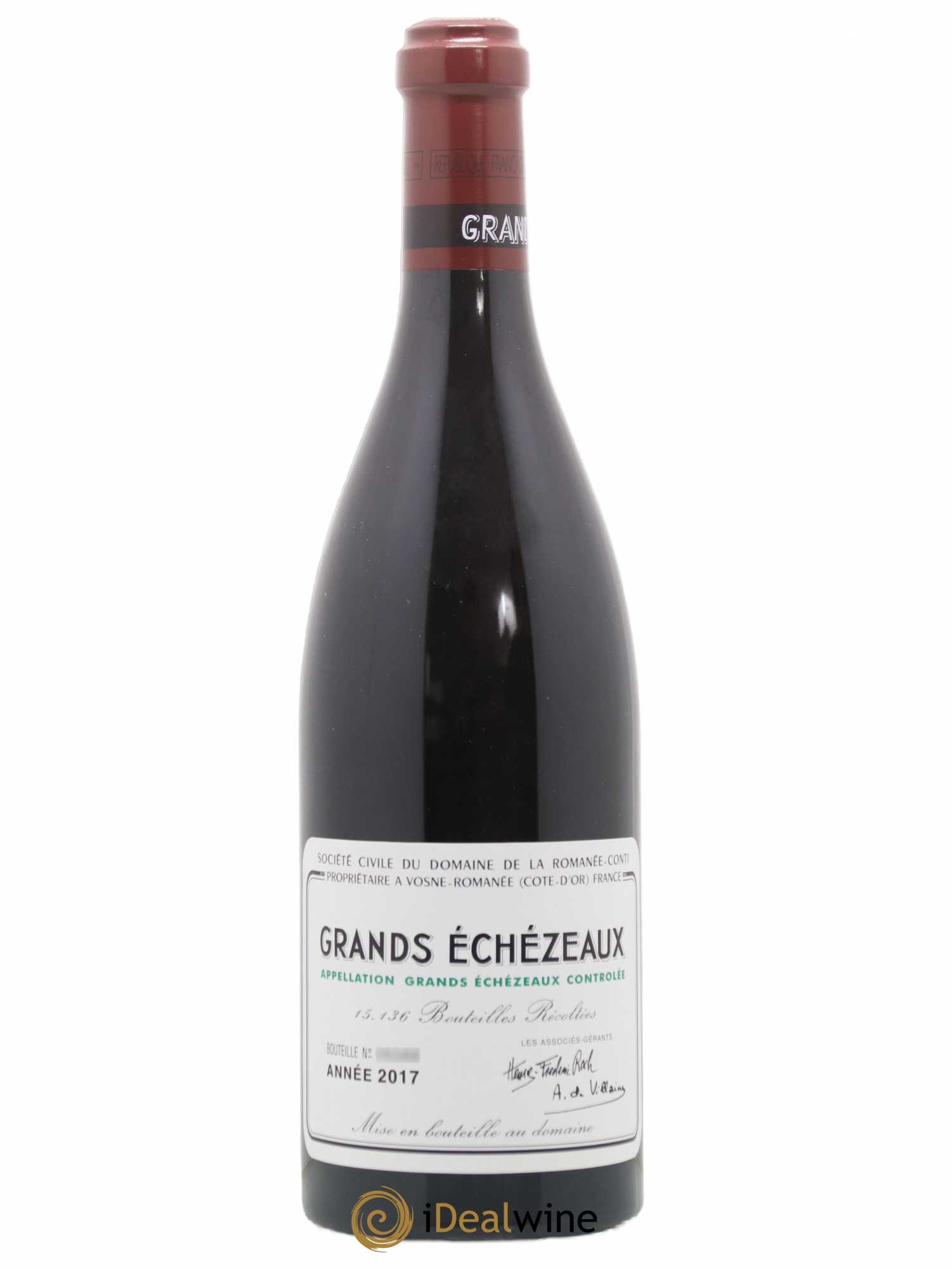 Grands-Echezeaux Grand Cru Domaine de la Romanée-Conti 2017 - Lot de 1 bouteille - 0