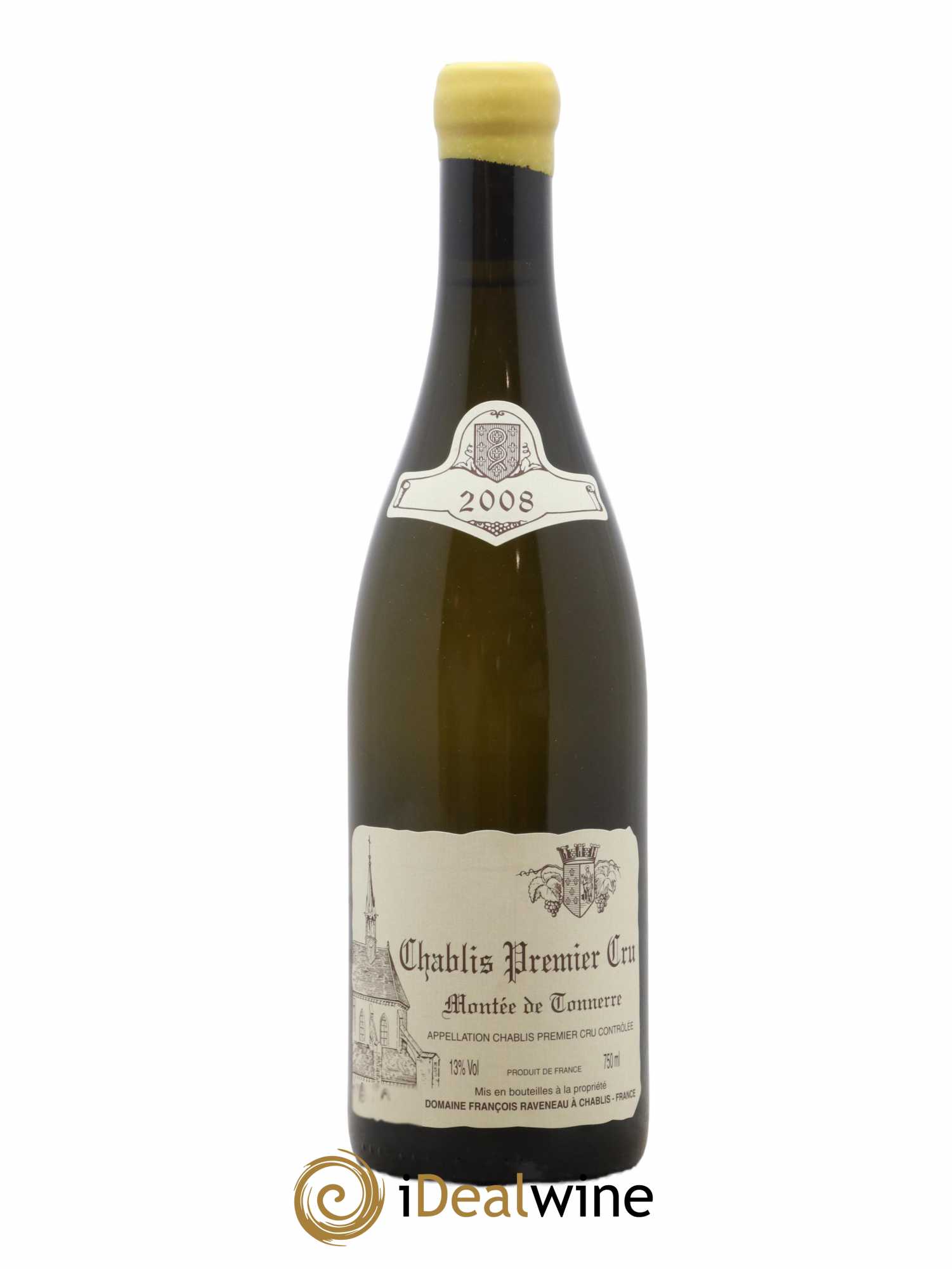 Chablis 1er Cru Montée de Tonnerre Raveneau (Domaine) (sans prix de réserve) 2008 - Lot de 1 bouteille - 0