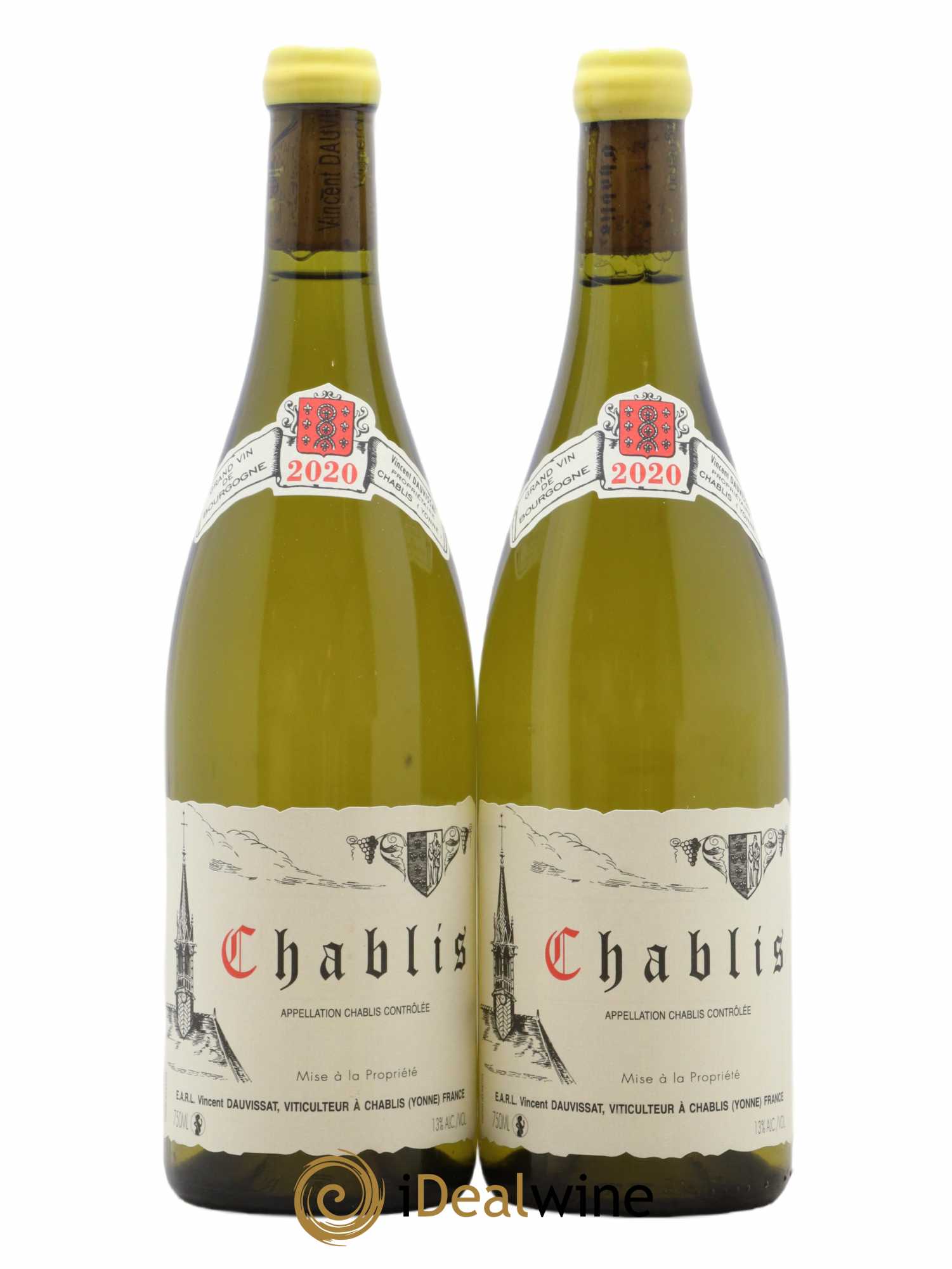 Chablis Vincent Dauvissat (Domaine) 2020 - Lot de 2 bouteilles - 0