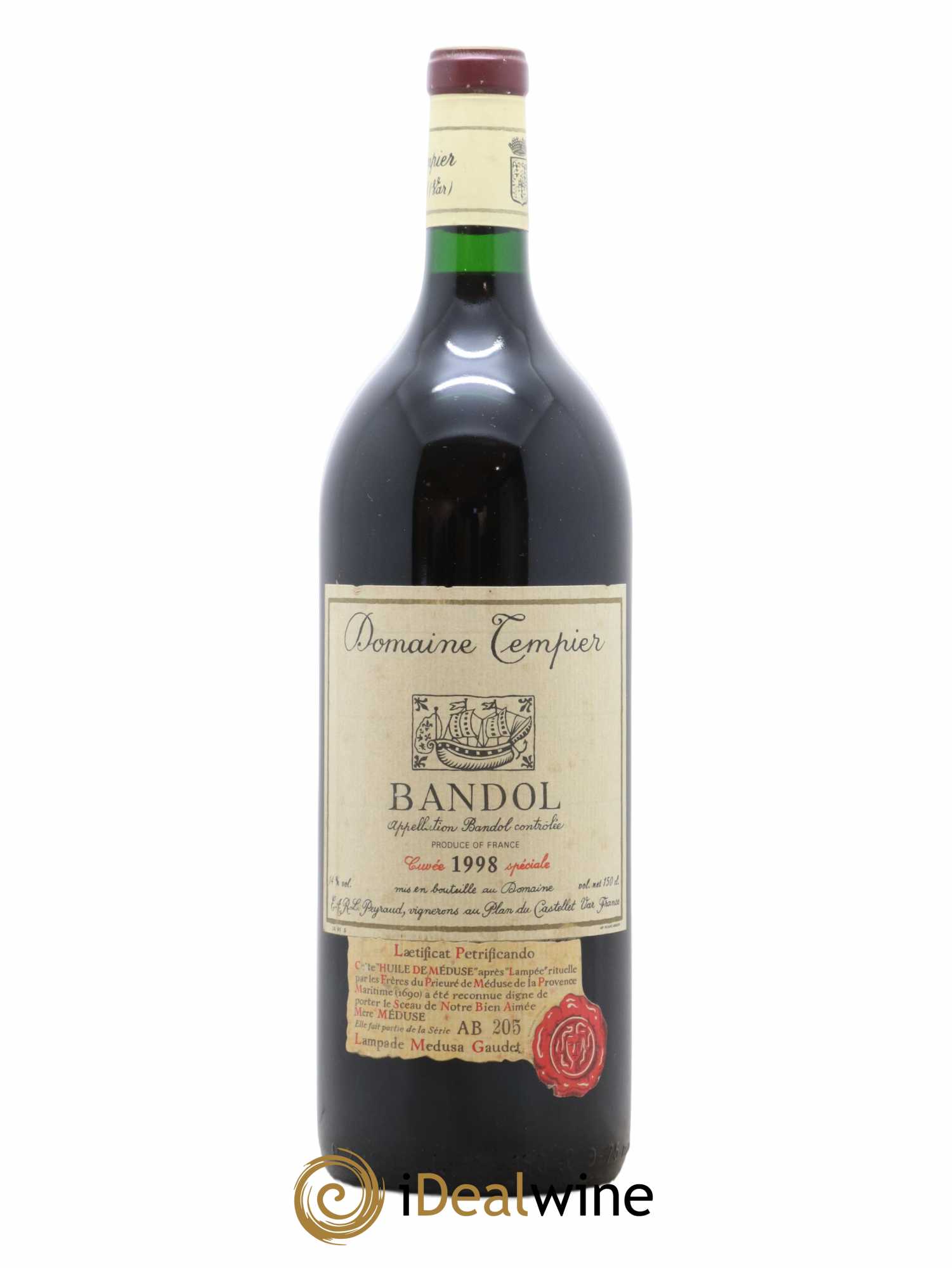Bandol Domaine Tempier Cuvée spéciale Famille Peyraud 1998 - Lot de 1 magnum - 0