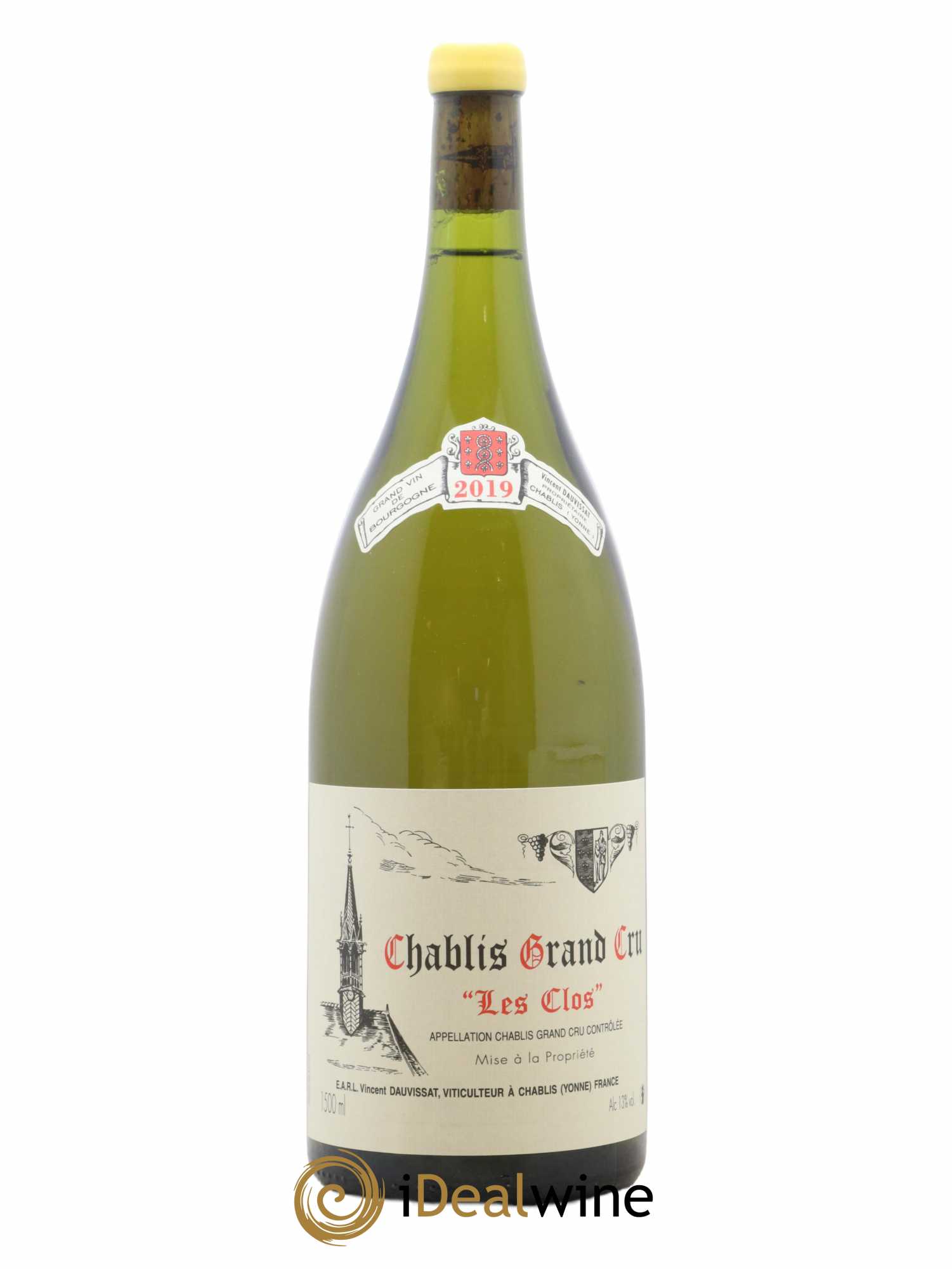 Chablis Grand Cru Les Clos Vincent Dauvissat (Domaine) 2019 - Lot of 1 magnum - 0