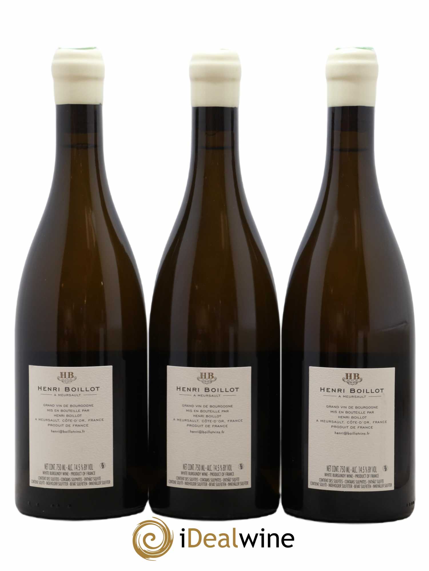 Puligny-Montrachet 1er Cru Clos de la Mouchère Henri Boillot (Domaine) 2018 - Lot de 3 bouteilles - 1