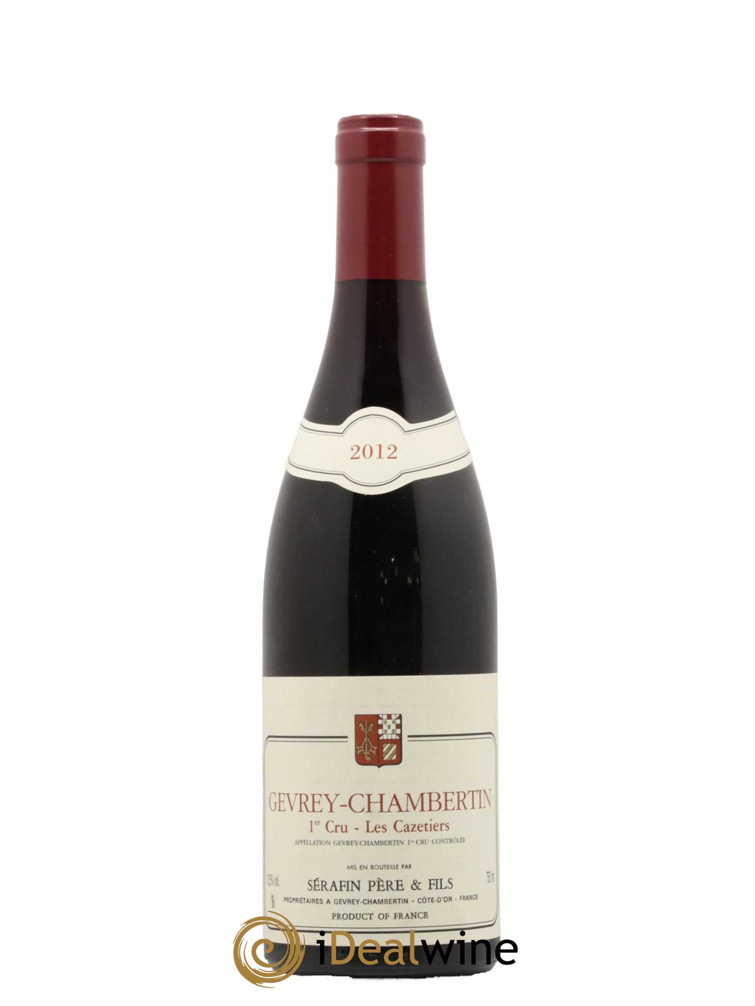 Gevrey-Chambertin 1er Cru Les Cazetiers Christian Sérafin Père et Fils 2012 - Lot de 1 bouteille - 0