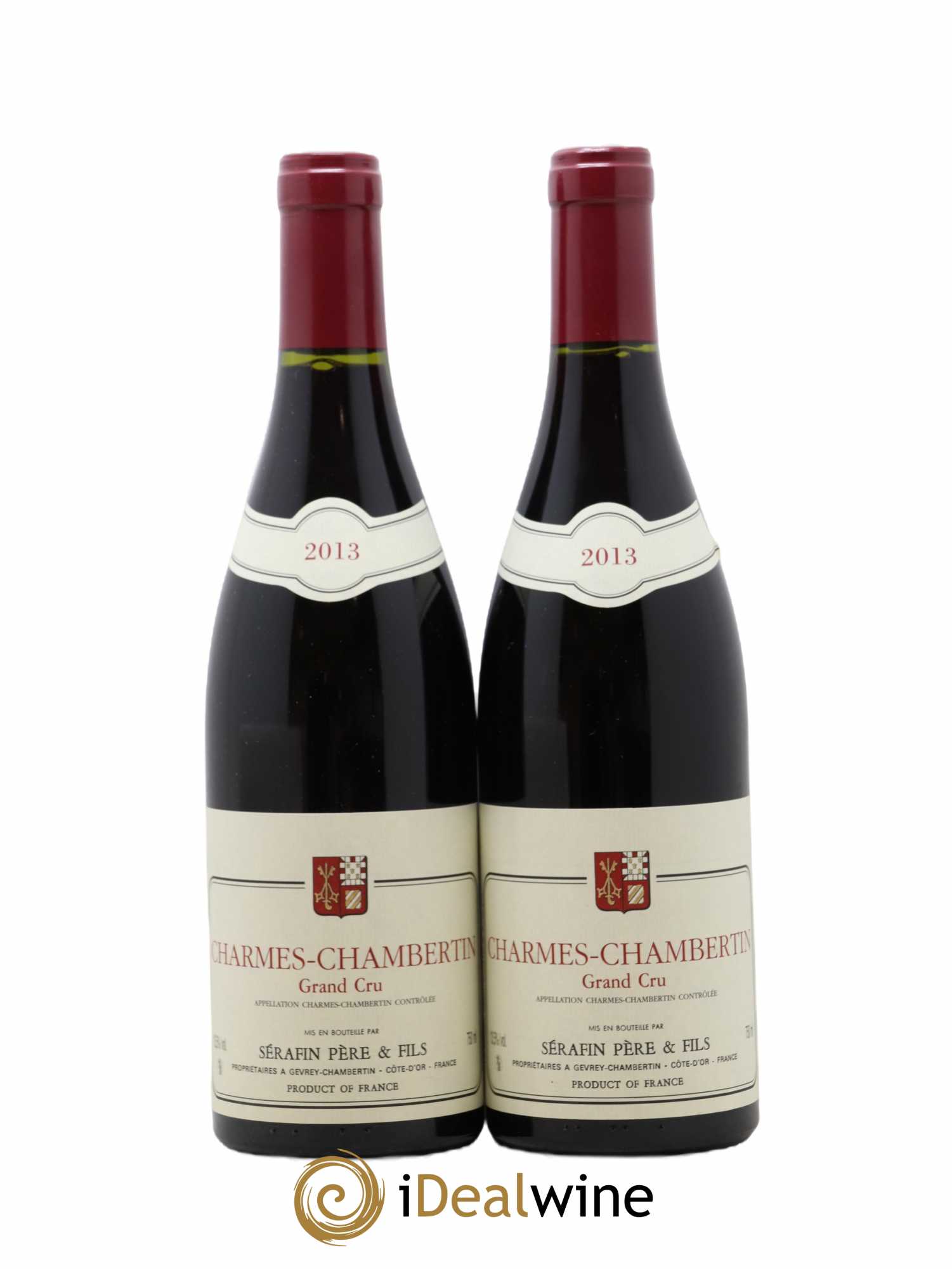 Chambertin Grand Cru Charmes Serafin 2013 - Lot of 2 bottles - 0