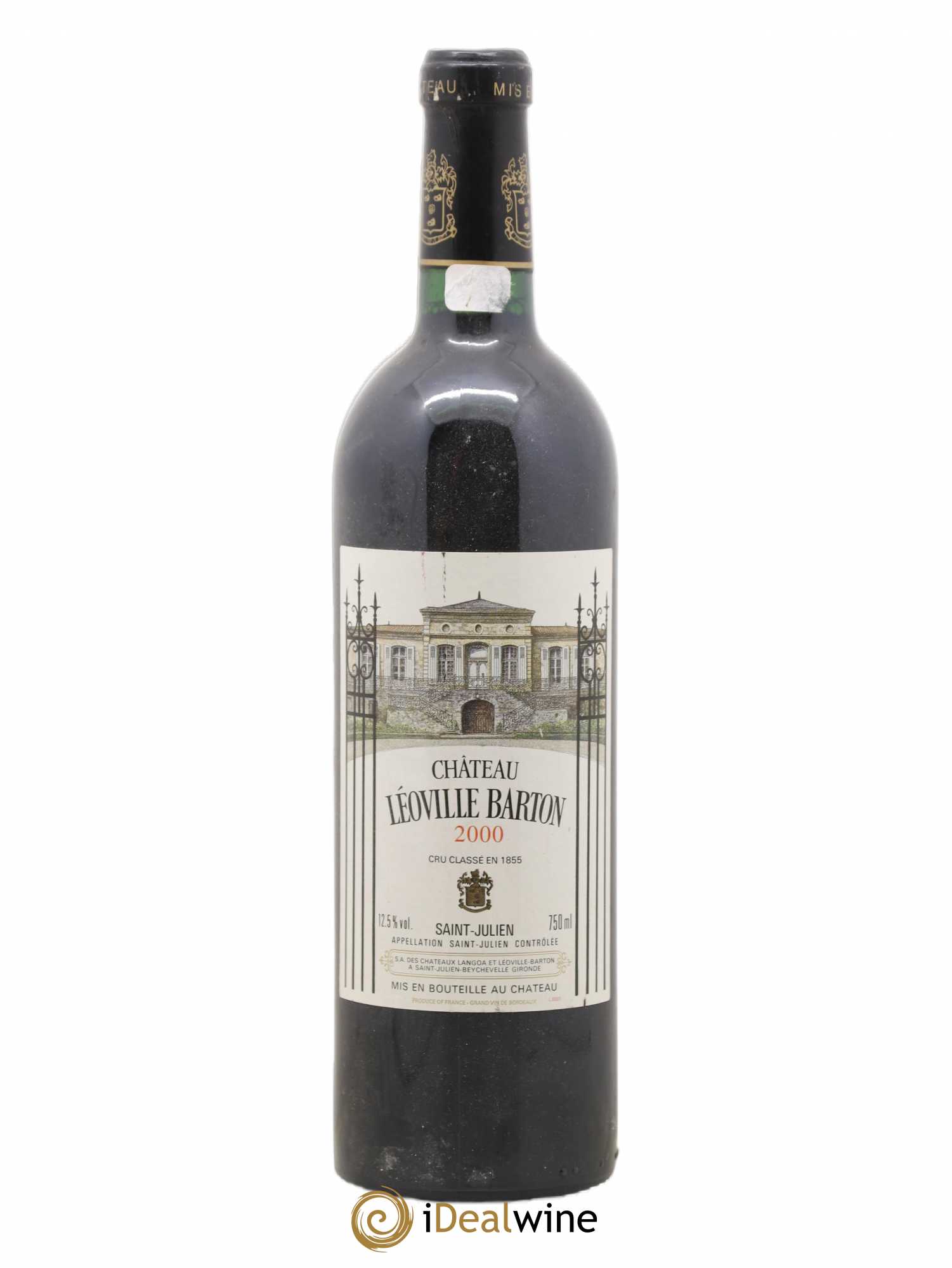 Château Léoville Barton 2ème Grand Cru Classé 2000 - Lot de 1 bouteille - 0