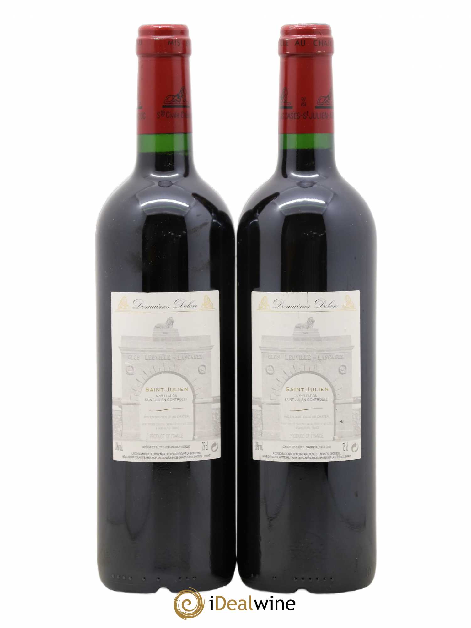 Château Léoville Las Cases 2ème Grand Cru Classé 2005 - Lot de 2 bouteilles - 1