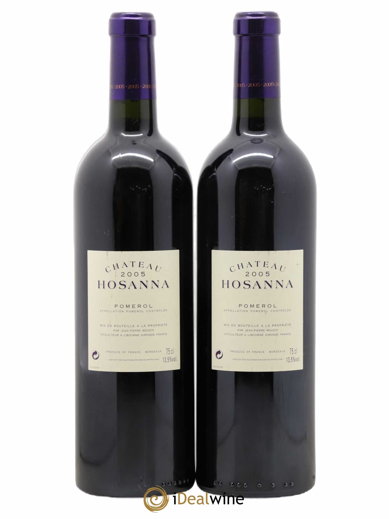 Château Hosanna 2005 - Lot de 2 bouteilles - 1