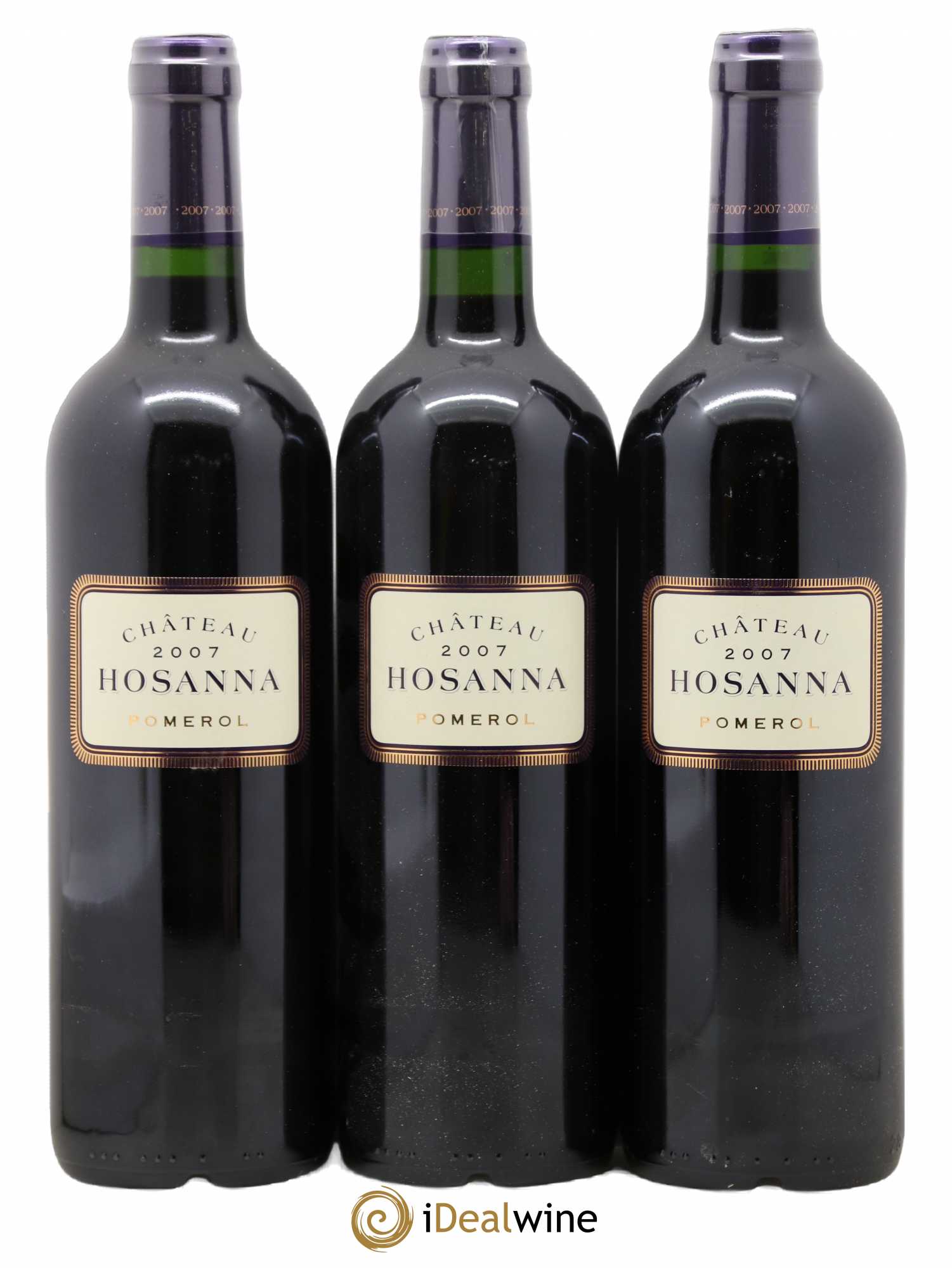 Château Hosanna 2007 - Lot de 3 bouteilles - 0