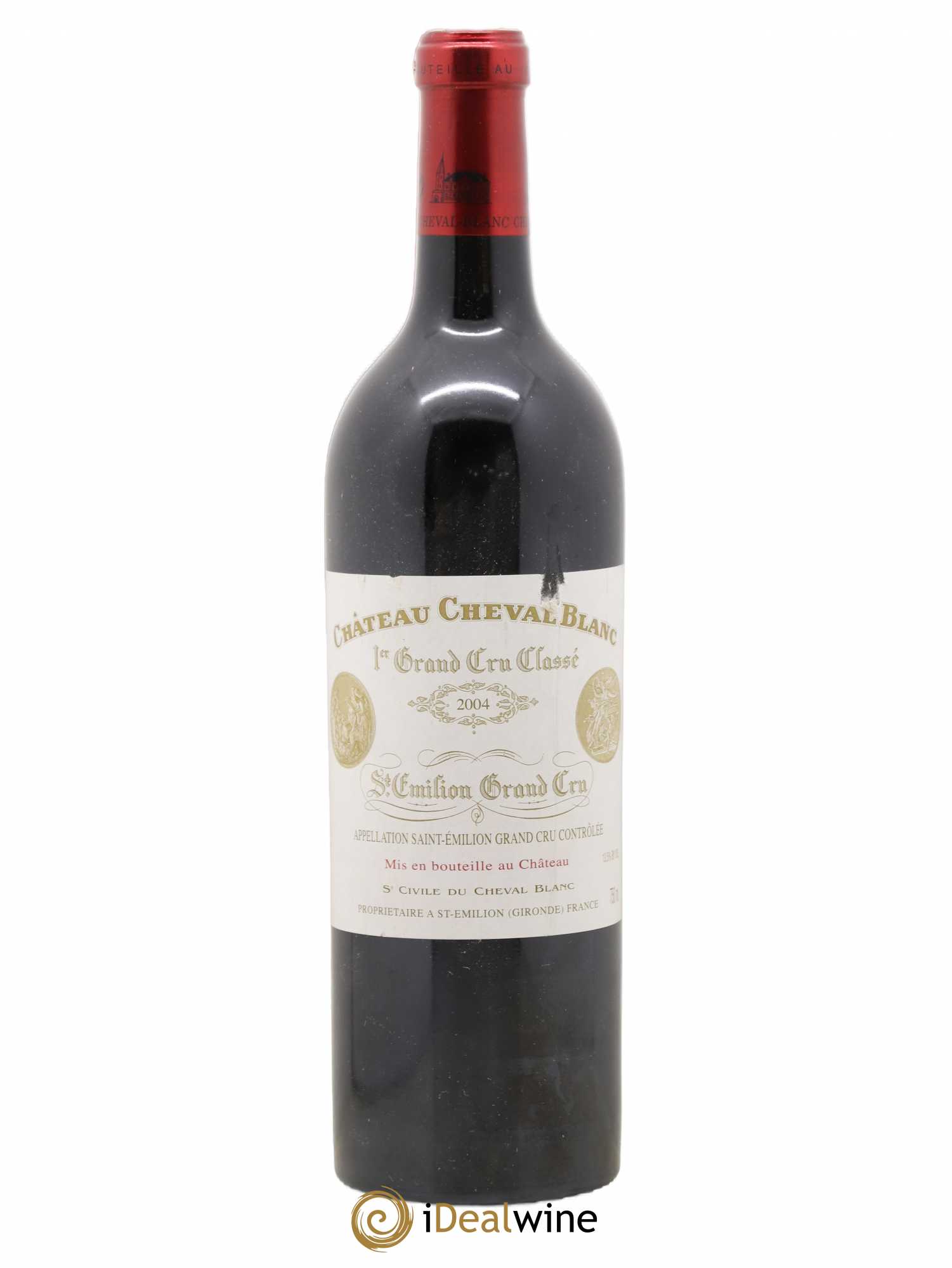 Château Cheval Blanc 1er Grand Cru Classé A 2004 - Lot de 1 bouteille - 0