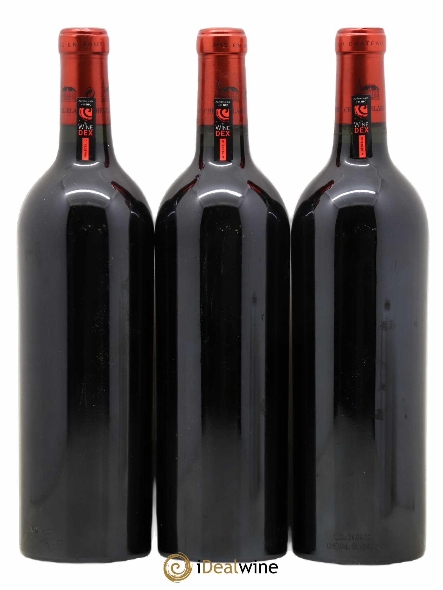 Château Cheval Blanc 1er Grand Cru Classé A 2001 - Lot de 3 bouteilles - 1