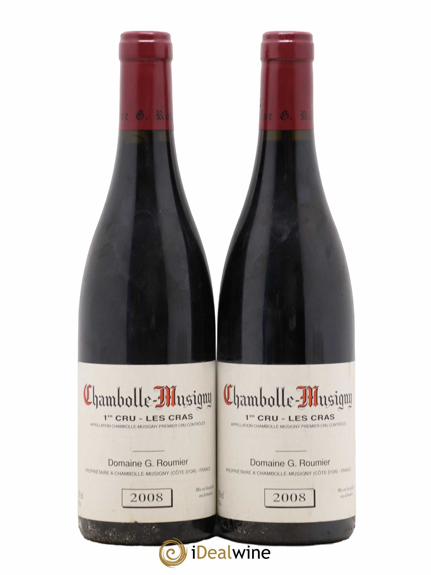 Chambolle-Musigny 1er Cru Les Cras Georges Roumier (Domaine) 2008 - Lot de 2 bouteilles - 0