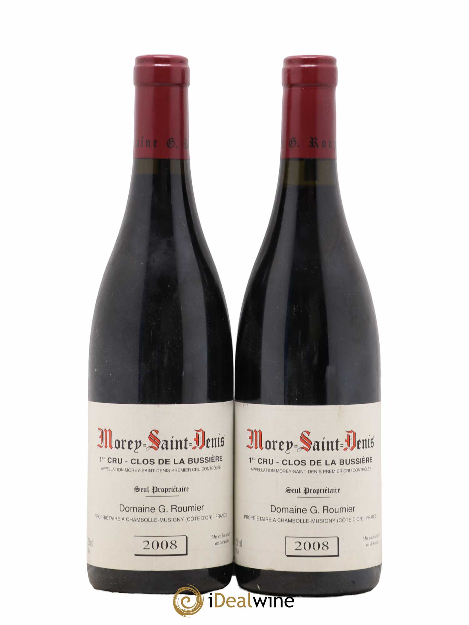 Morey-Saint-Denis 1er Cru Clos de la Bussière Georges Roumier (Domaine) 2008 - Lot de 2 bouteilles - 0