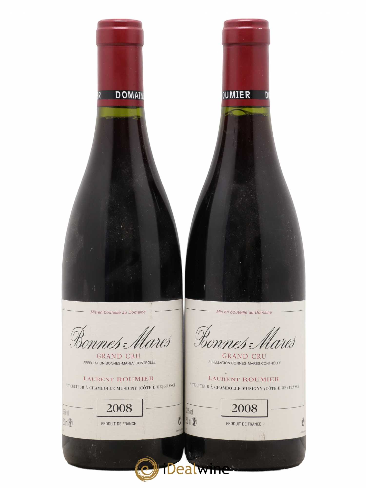 Bonnes-Mares Grand Cru Laurent Roumier 2008 - Lot de 2 bouteilles - 0