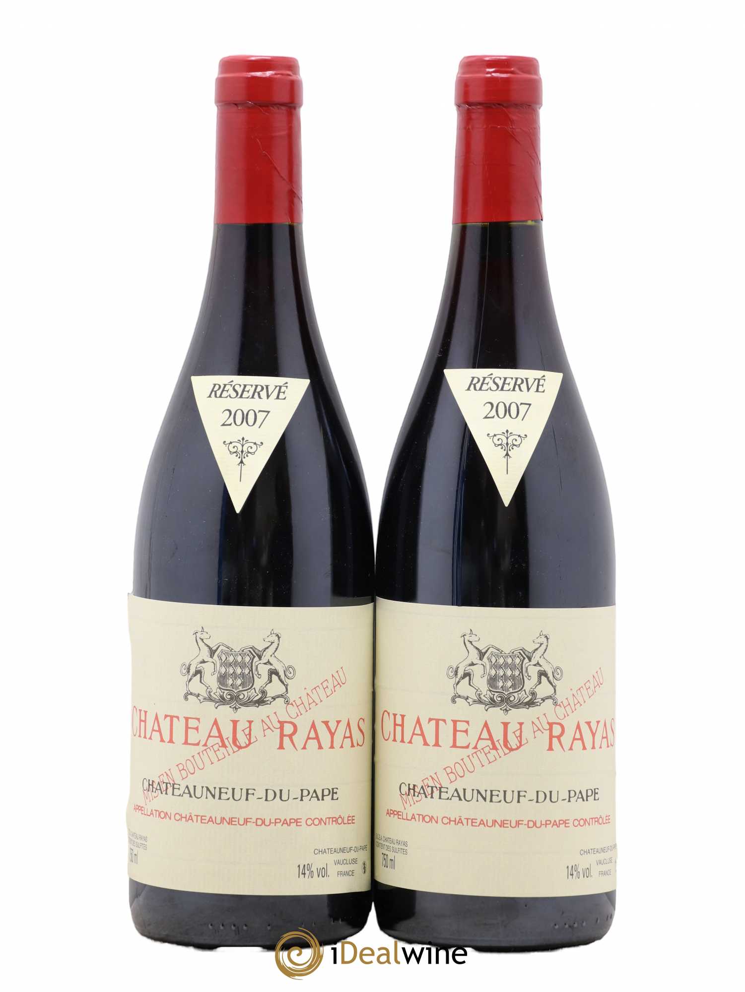 Châteauneuf-du-Pape Château Rayas Emmanuel Reynaud 2007 - Lot de 2 bouteilles - 0