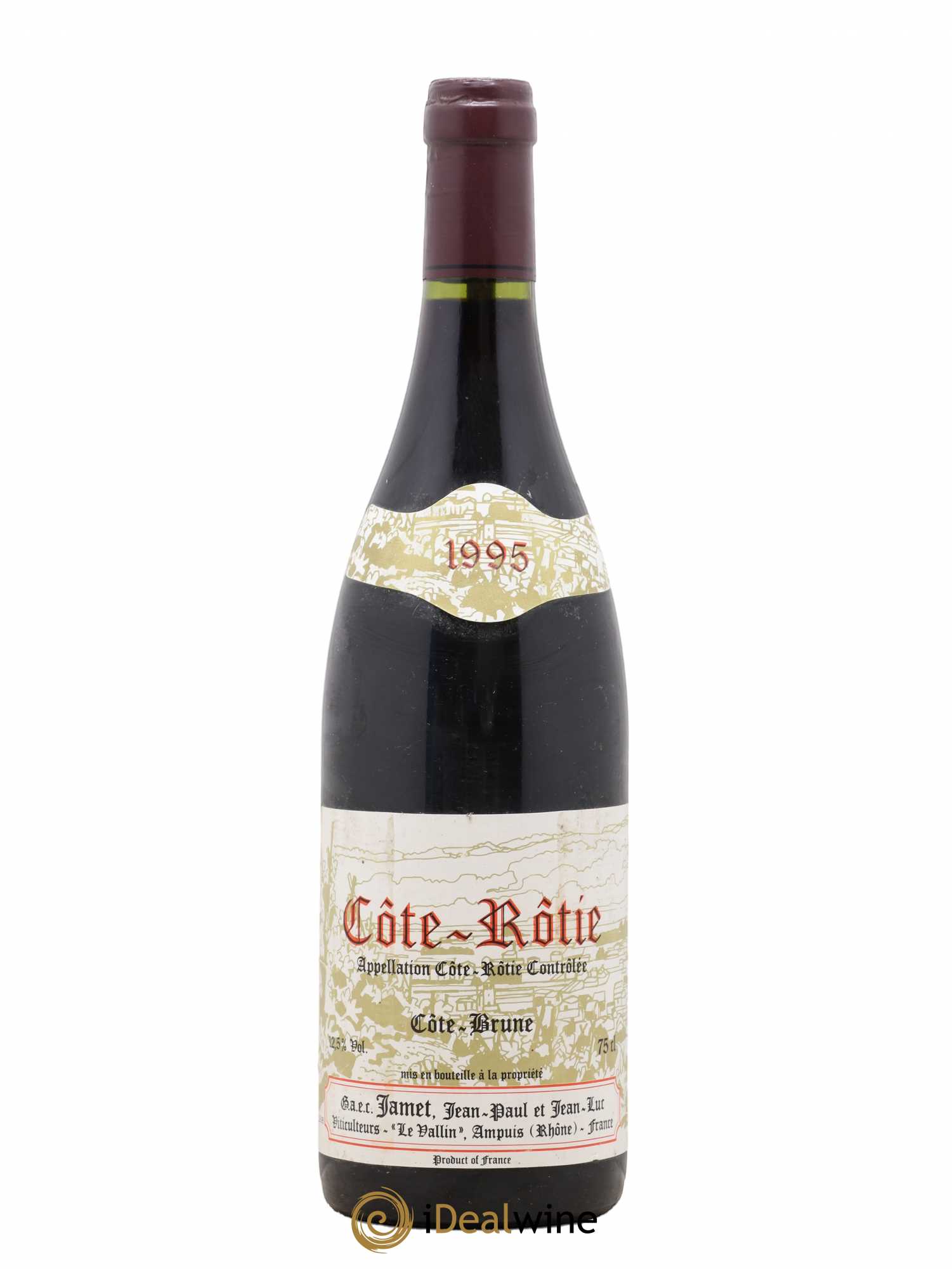 Côte-Rôtie Côte Brune Jamet (Domaine) 1995 - Lot de 1 bouteille - 0