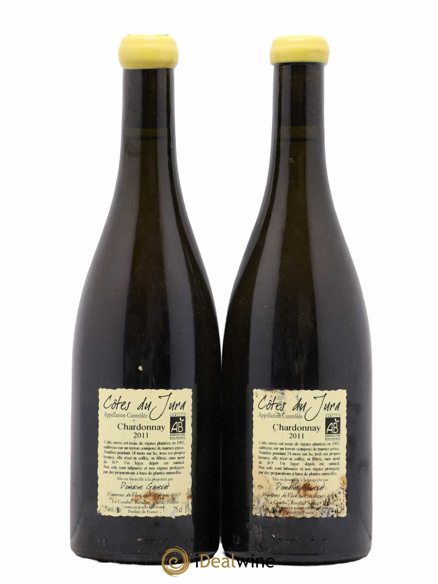 Côtes du Jura Les Chalasses Vieilles Vignes Jean-François Ganevat (Domaine) 2011 - Lot de 2 bouteilles - 1