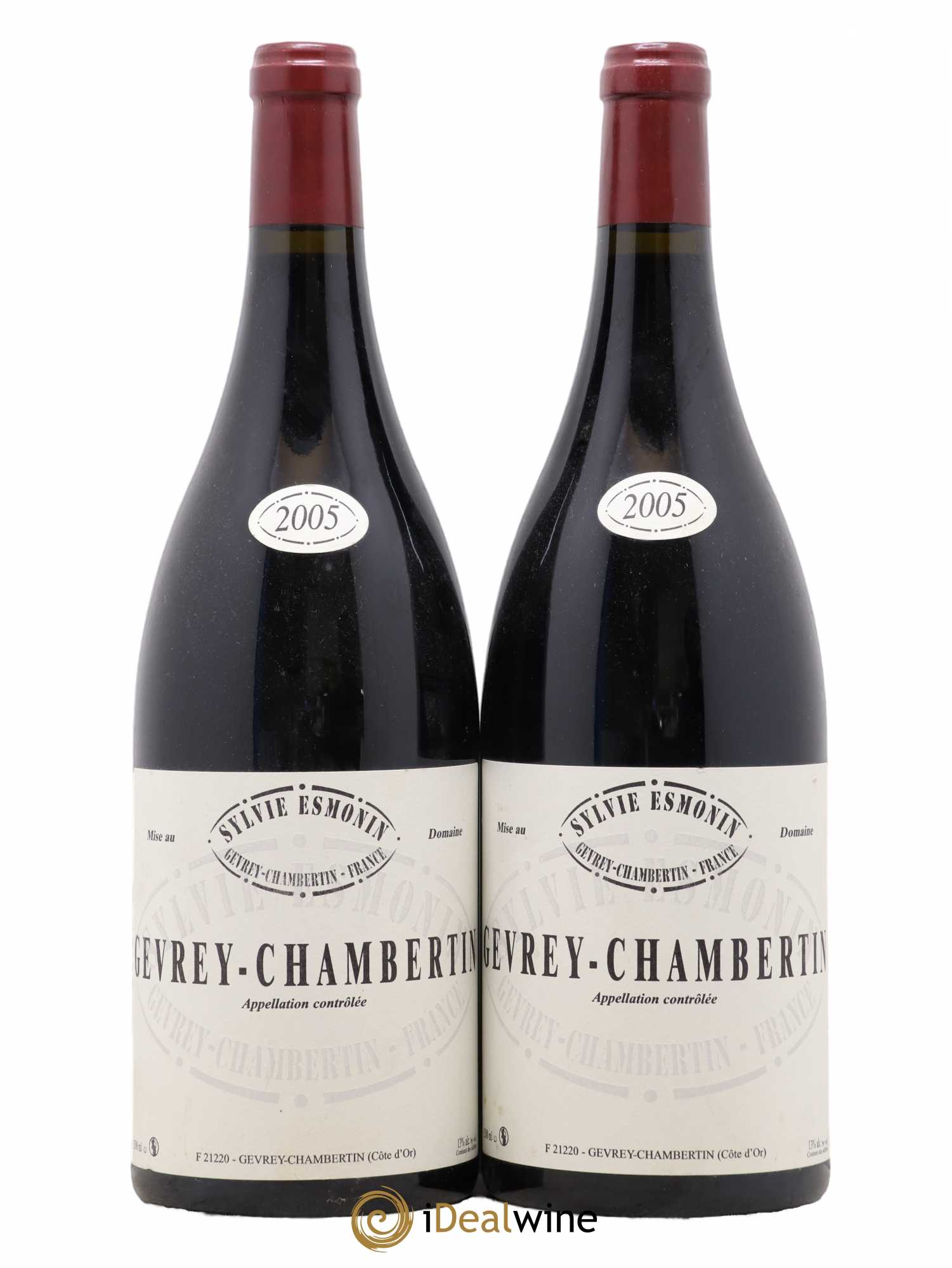 Gevrey-Chambertin Sylvie Esmonin 2005 - Lot de 2 magnums - 0
