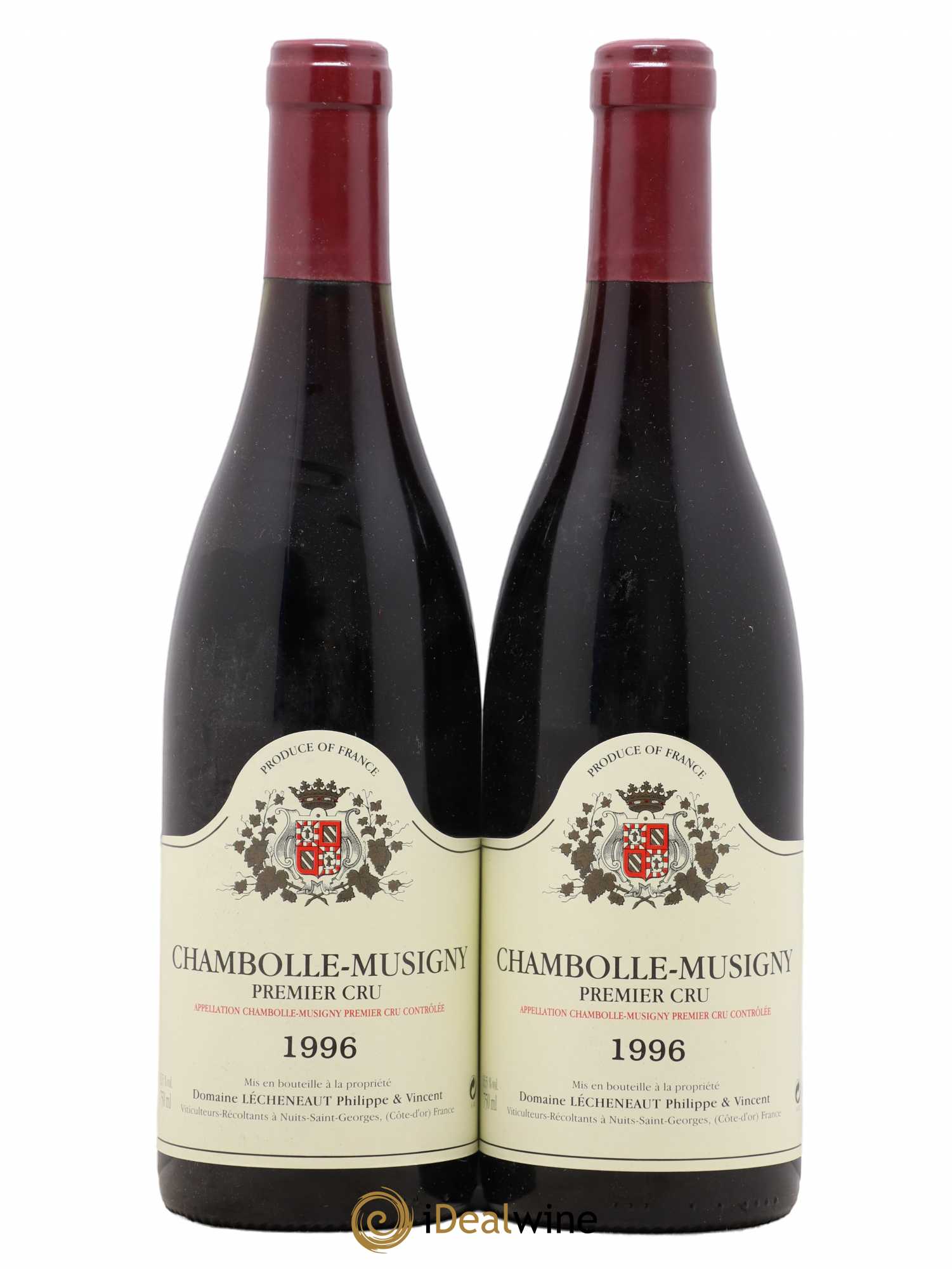 Chambolle-Musigny 1er Cru Lécheneaut (Domaine) 1996 - Lot de 2 bouteilles - 0
